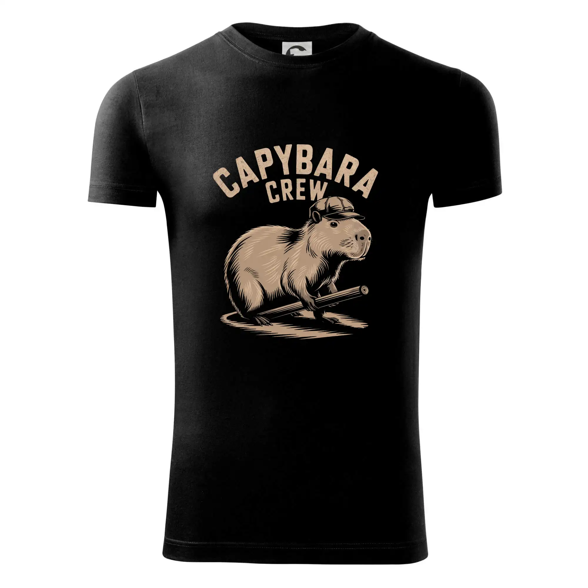 Tričká so zvieratami - Capybara crew - Viper FIT - Pánske zúžené tričko