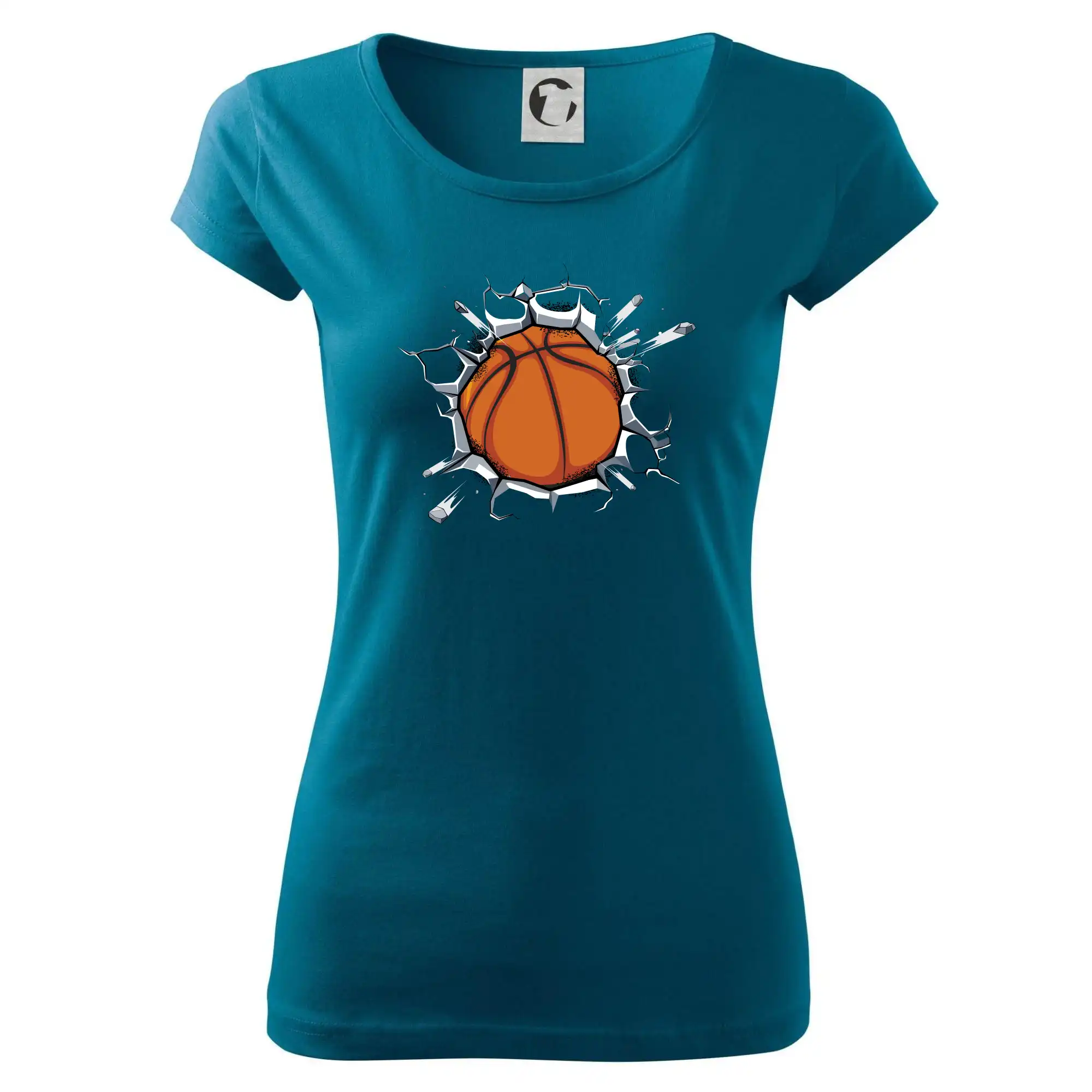 Basketbalová tričká - Basketbal lopta v triku - Dámske tričko Pure