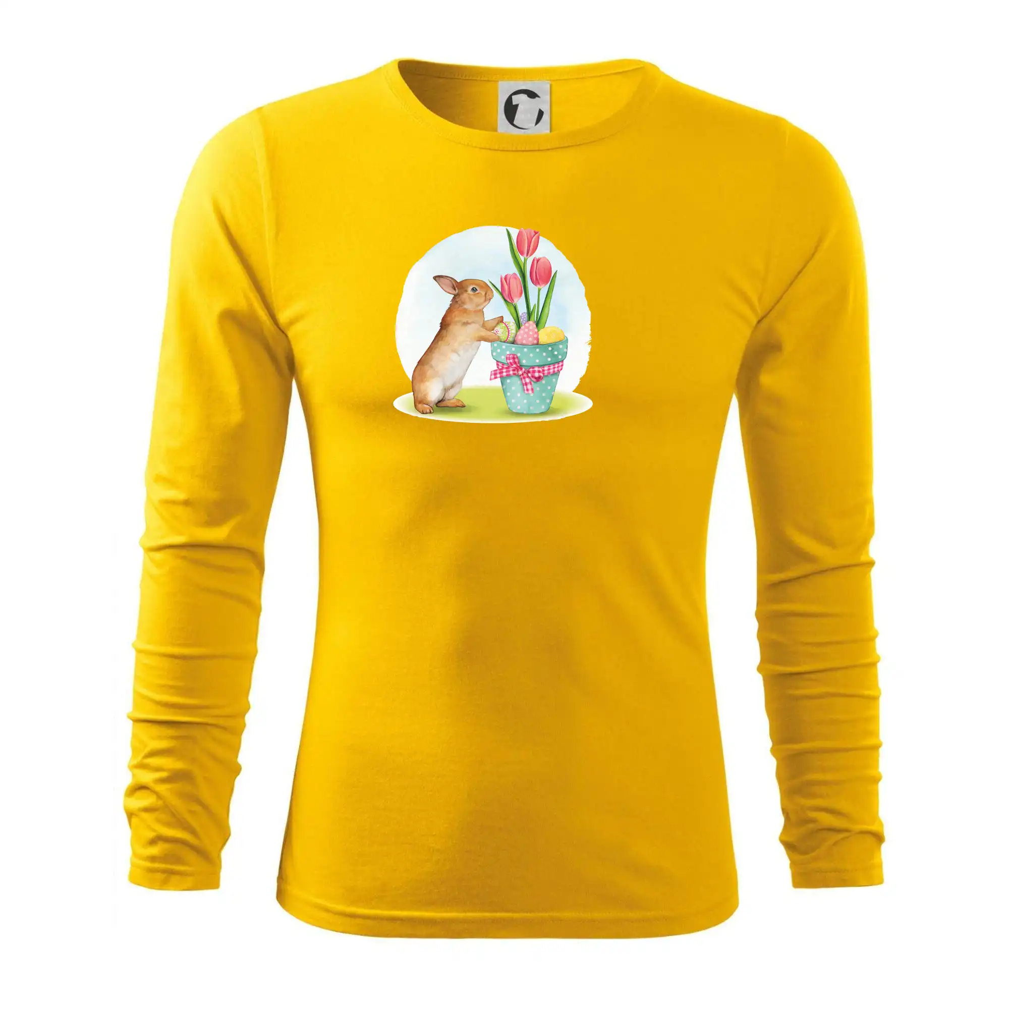 Velikonoční zajíček tulipány