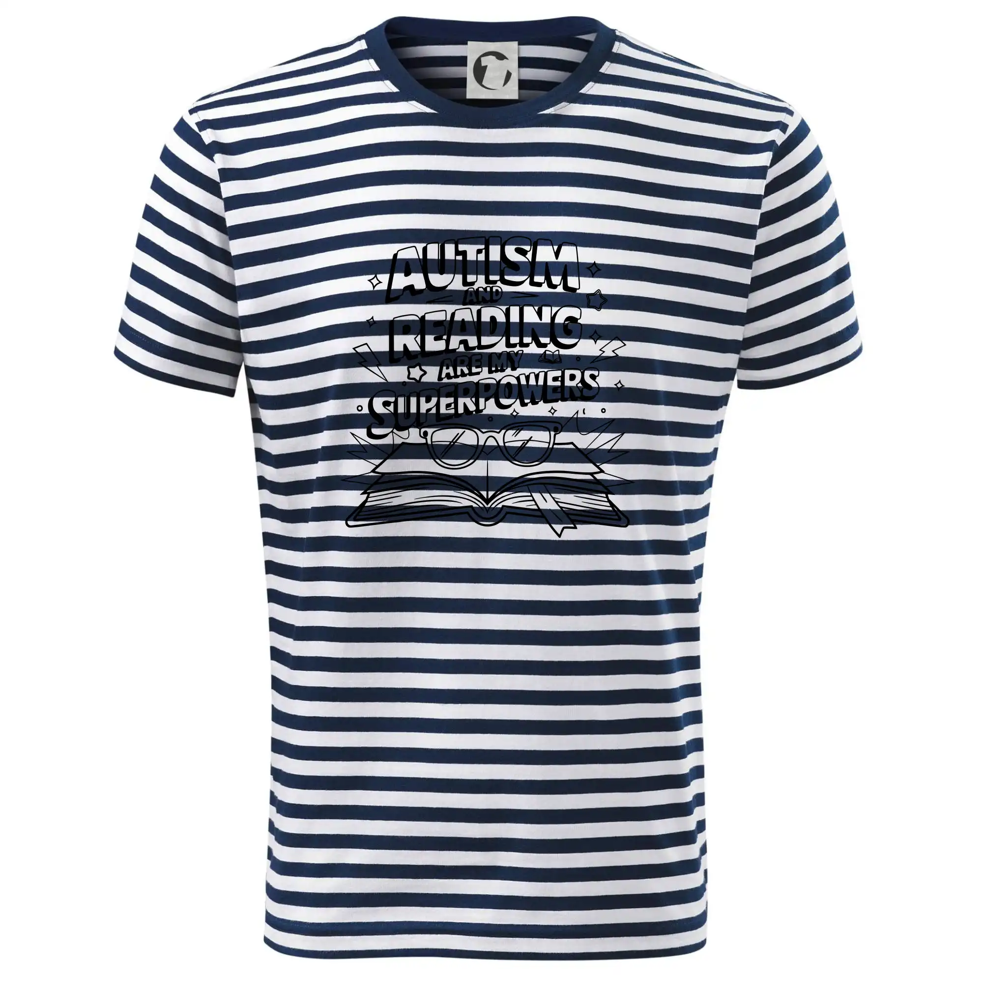 Tričká a mikiny pre autistov - Autism and reading are my superpowers - Tričko na vodu