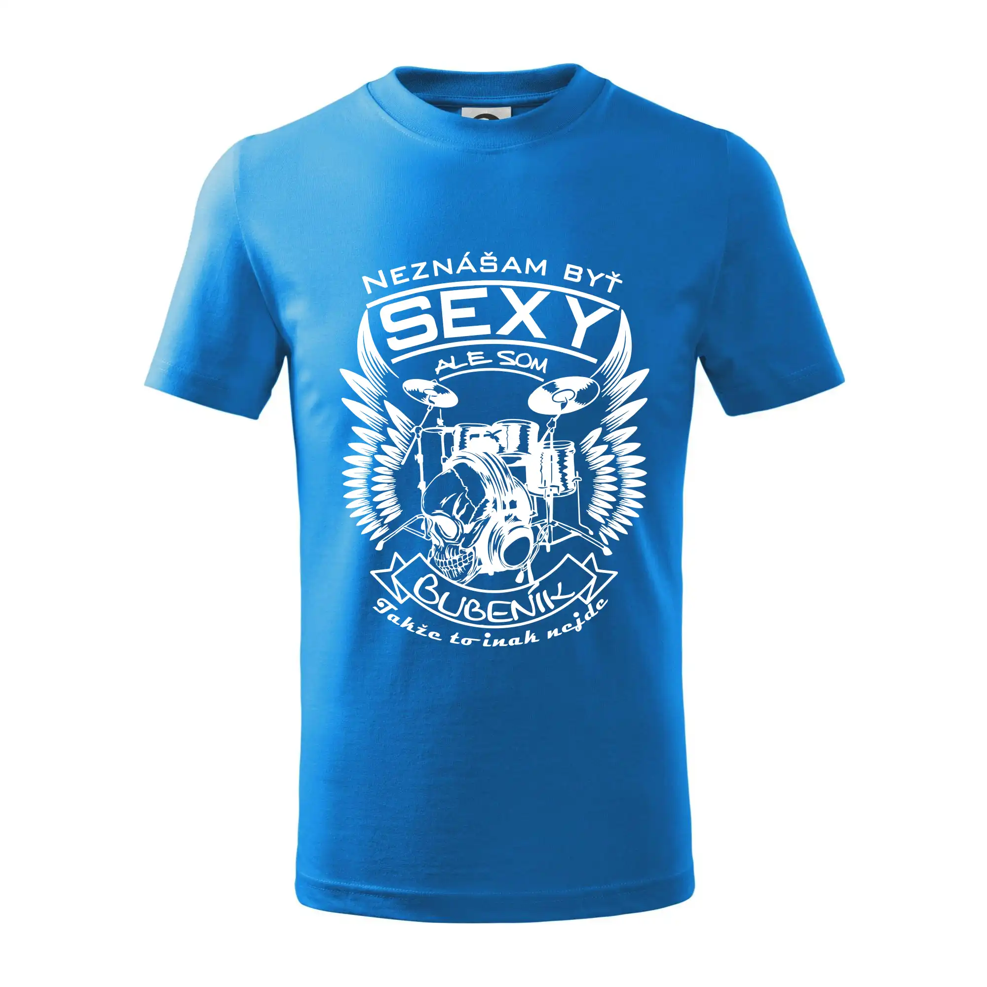 Neznášam byť sexy - Neznášam byť sexy - bubeník - Tričko detské bavlnené