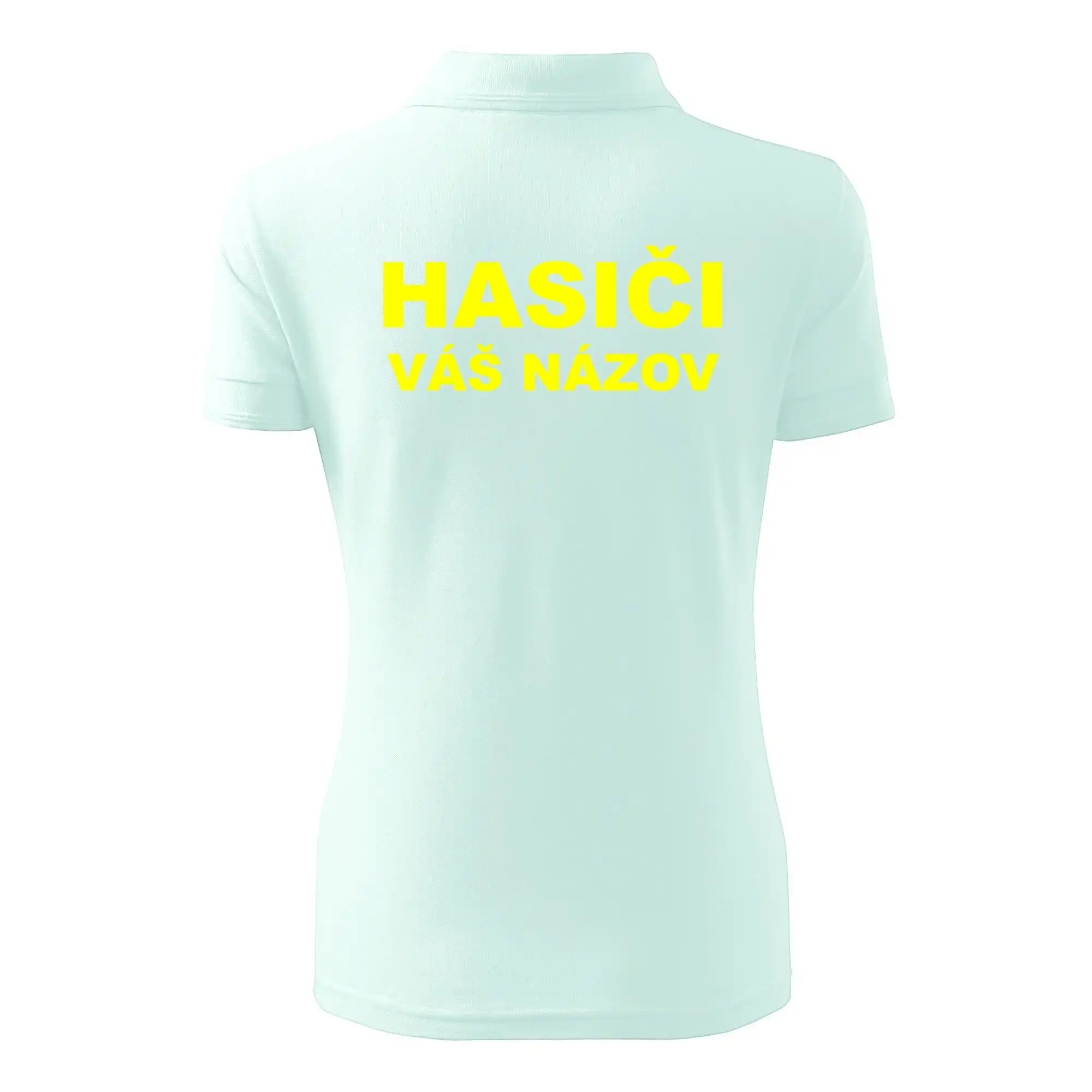 Hasiči - žltý nápis - váš názov zboru