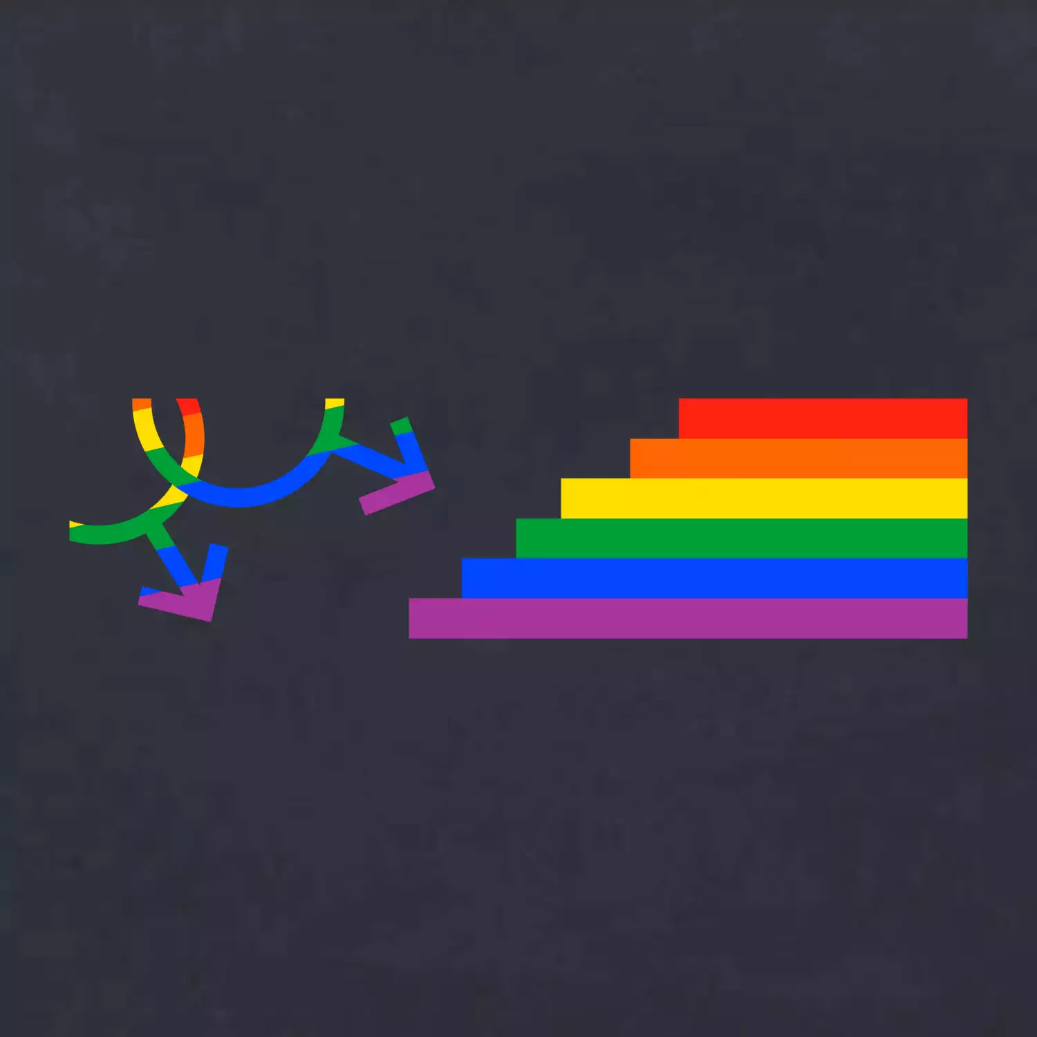 Gay symbol duha