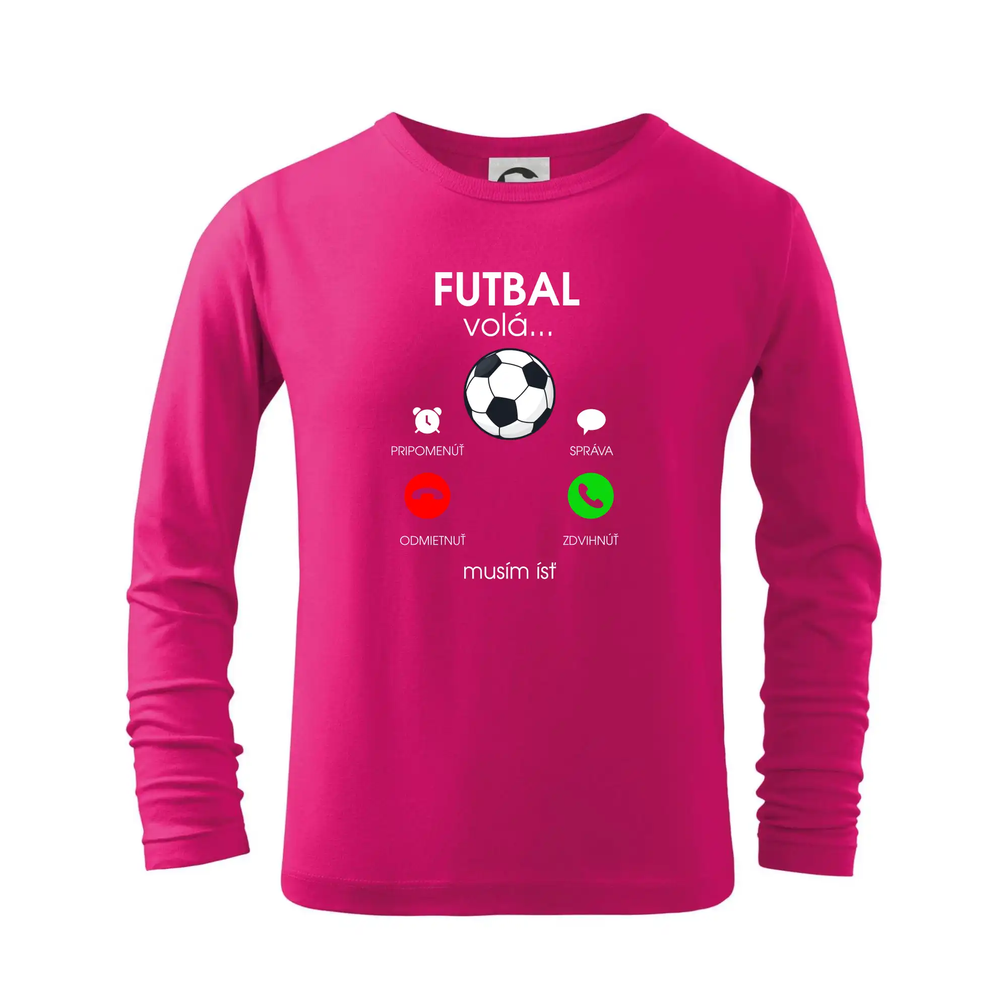 Tričká pre futbalistov - Futbal volá - Tričko detské Long Sleeve