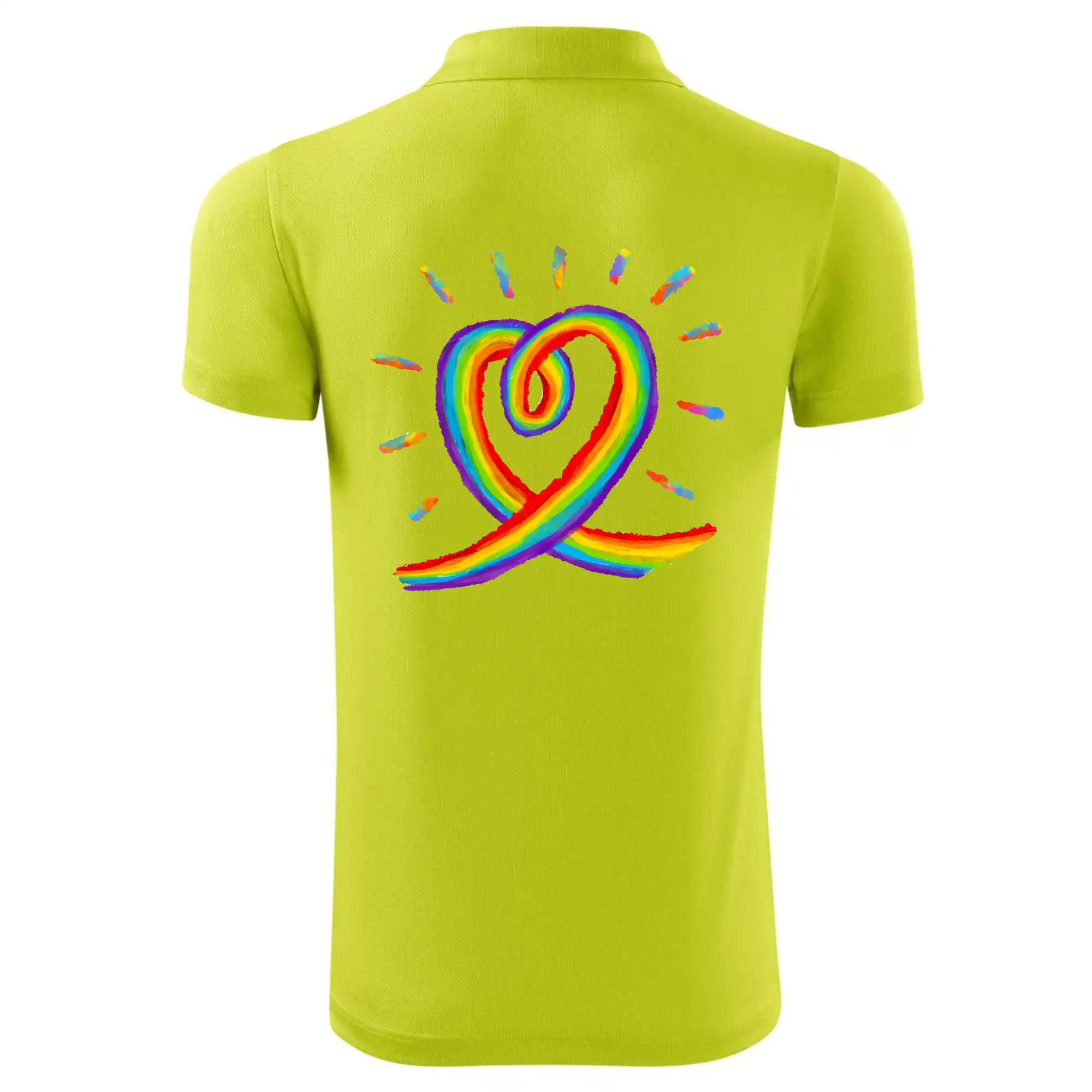 Srdce pride duha kreslená