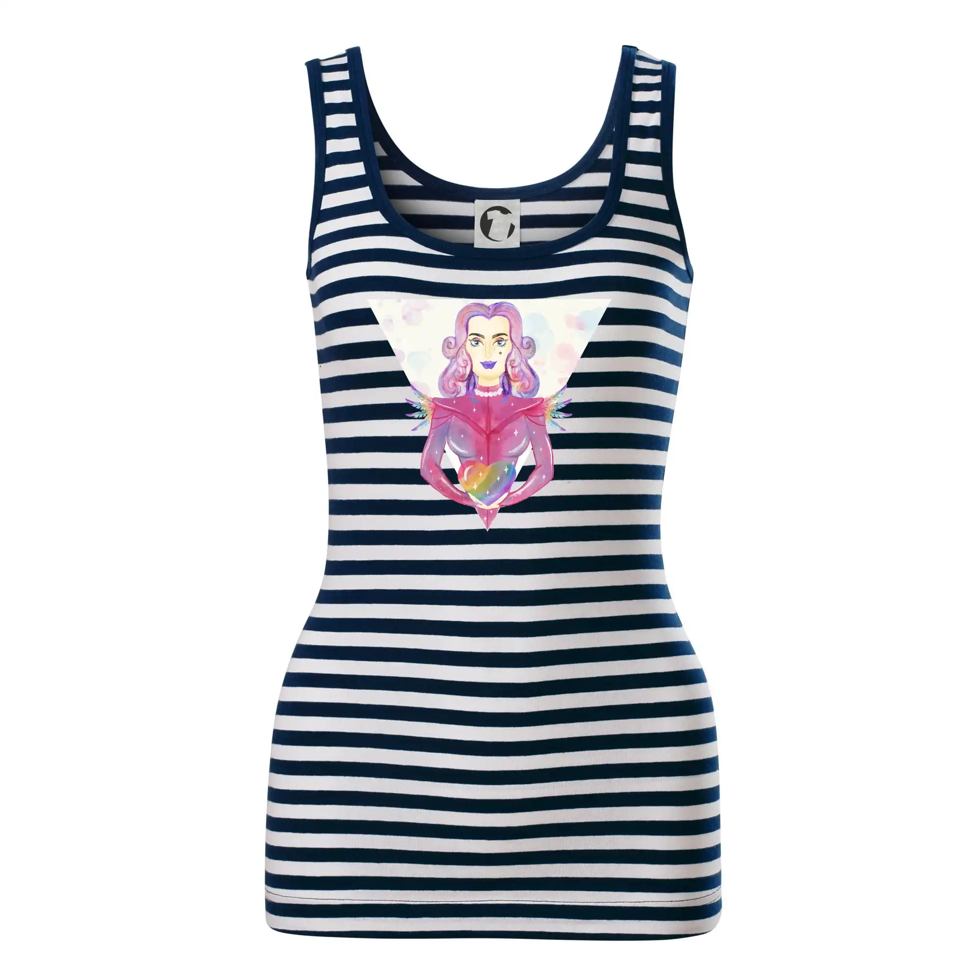 Tričká pre LGBT a Queer komunitu - Pride múza - Sailor tielko na vodu