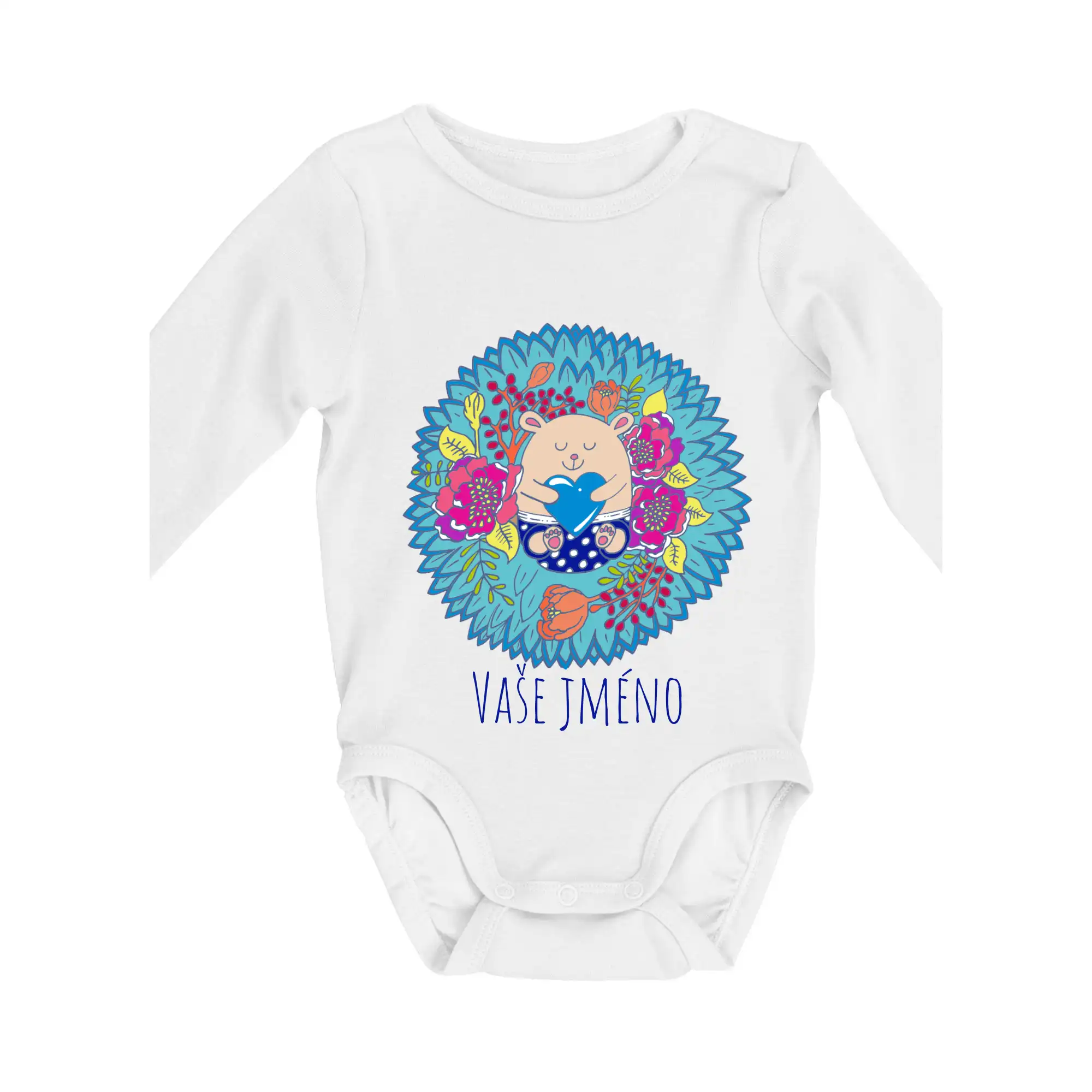 Tričká a mikiny pre syna - Baby boy   (Pecka Design) - Body dojčenské s dlhým rukávom