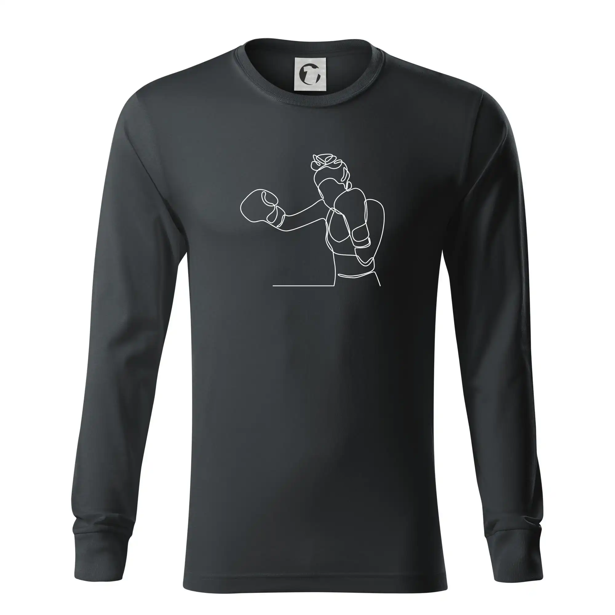 Žena boxerka jedním tahem