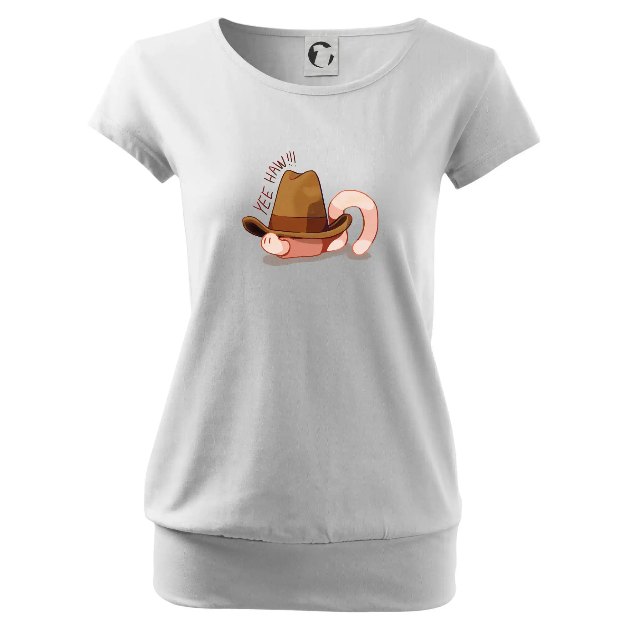 Grafické tričká - Dážďovka cowboy (Alexis Citrine) - Voľné tričko city