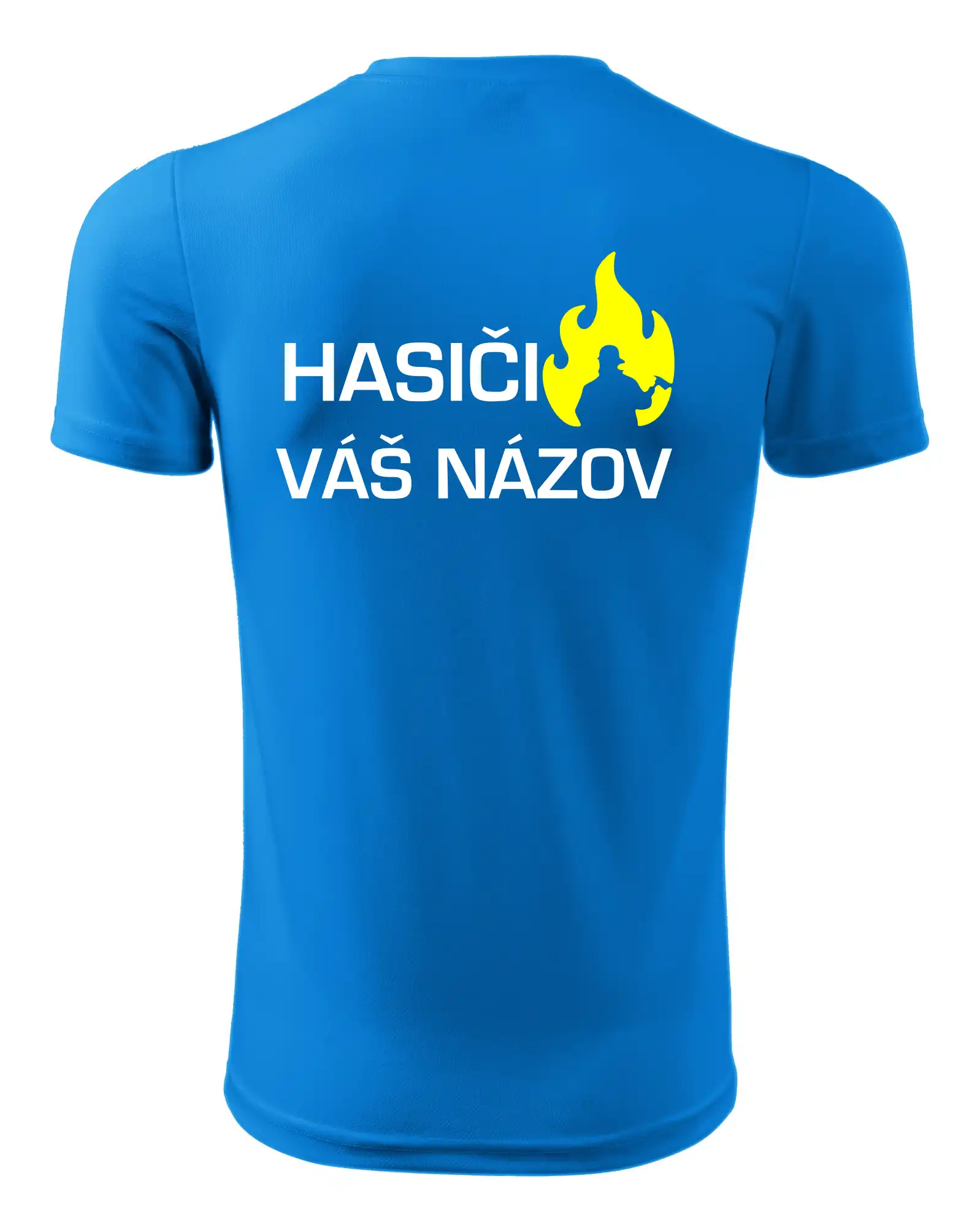 Hasiči - Váš názov - FLUO + Reflexná potlač
