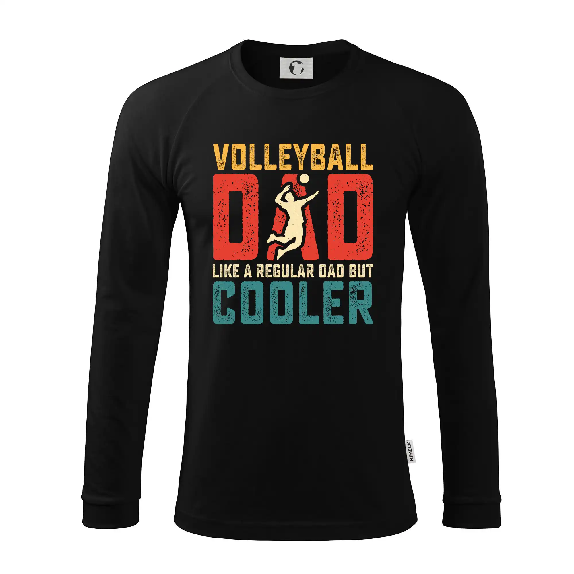 Trička na volejbal - Volleyball dad like a regular dad but cooler - Pánske tričko s dlhým rukávom LS130