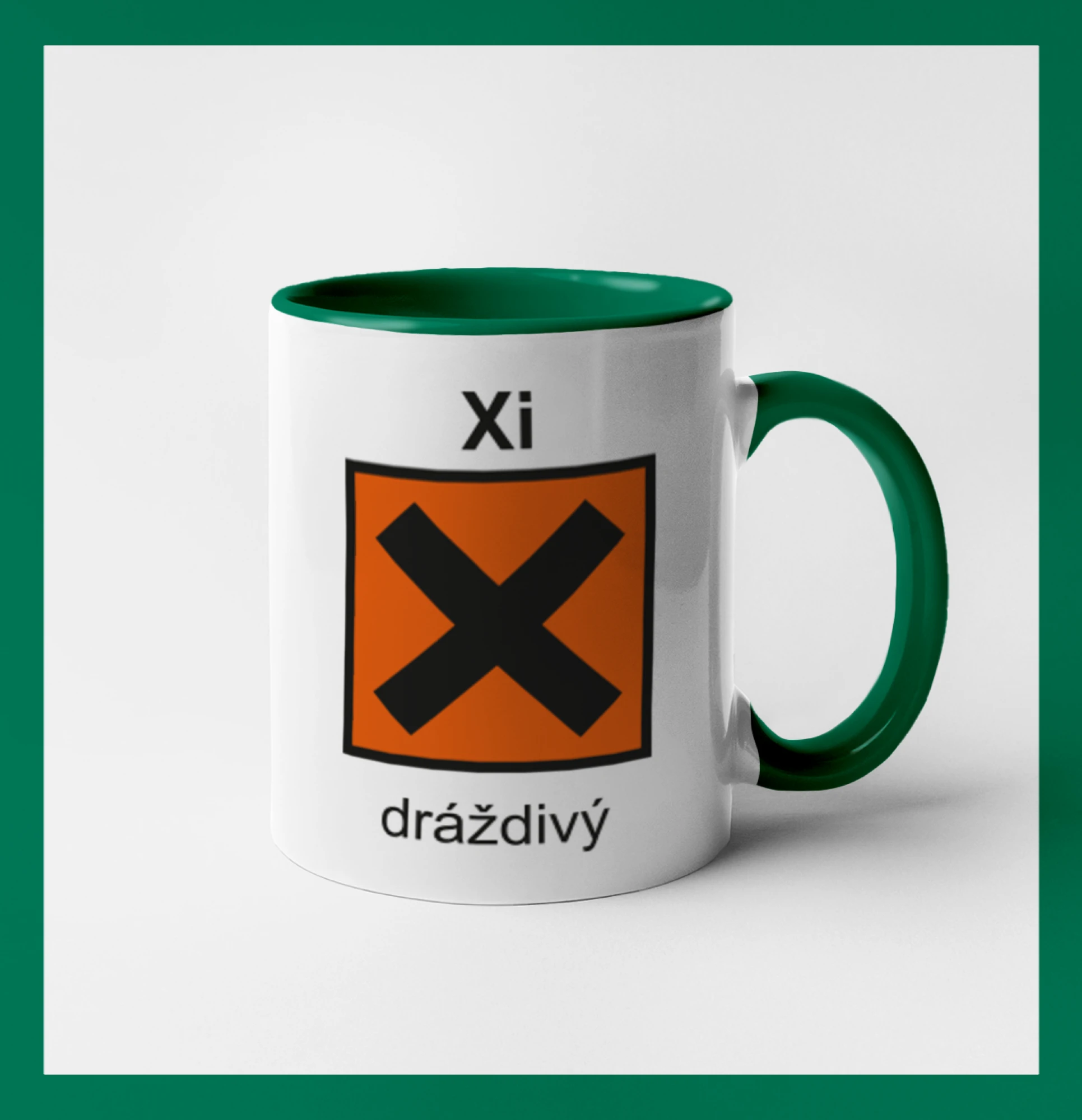 Xi Dráždivý - Výstražná tabulka na tričku