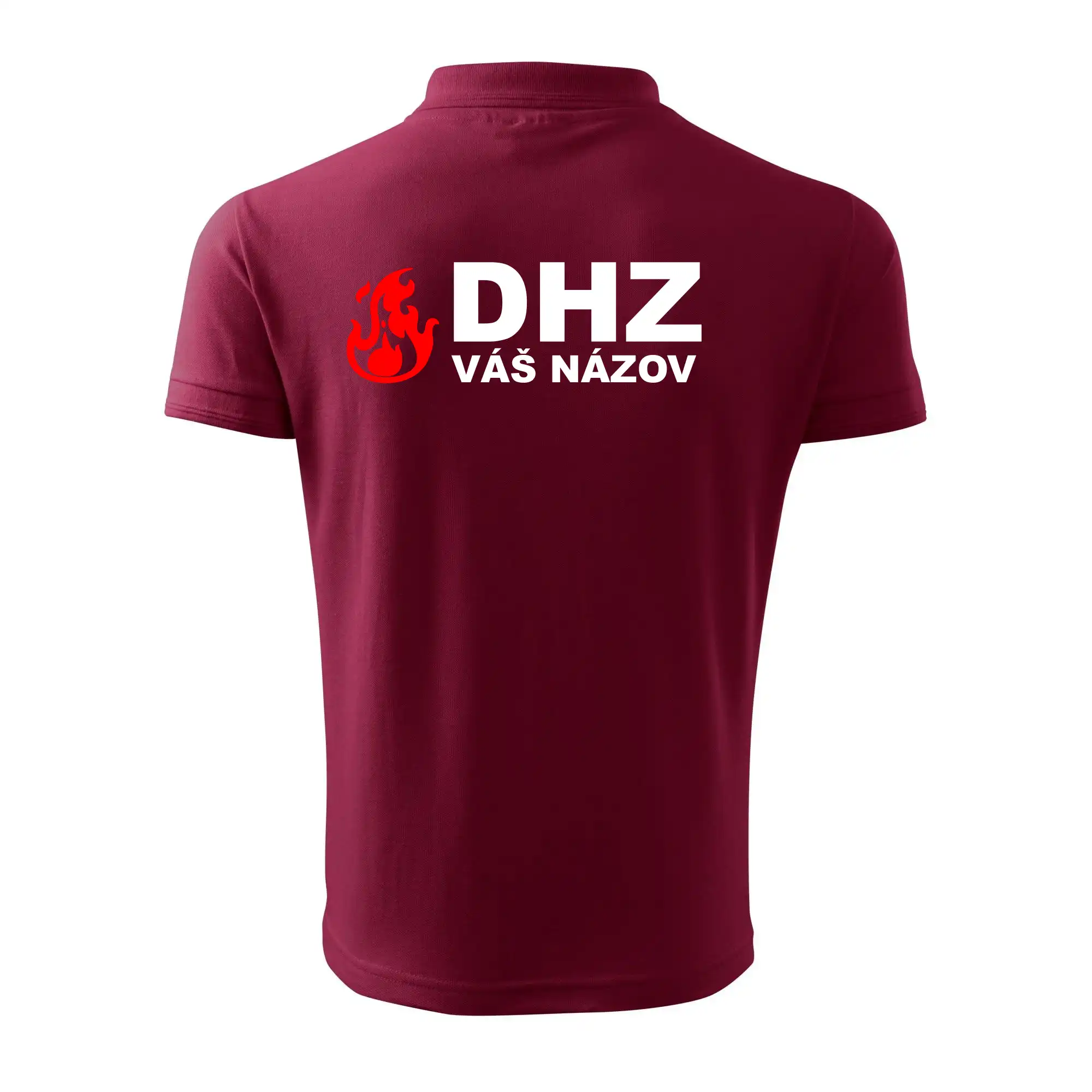 DHZ (oheň, firesport, názov sboru - vlastný nápis)