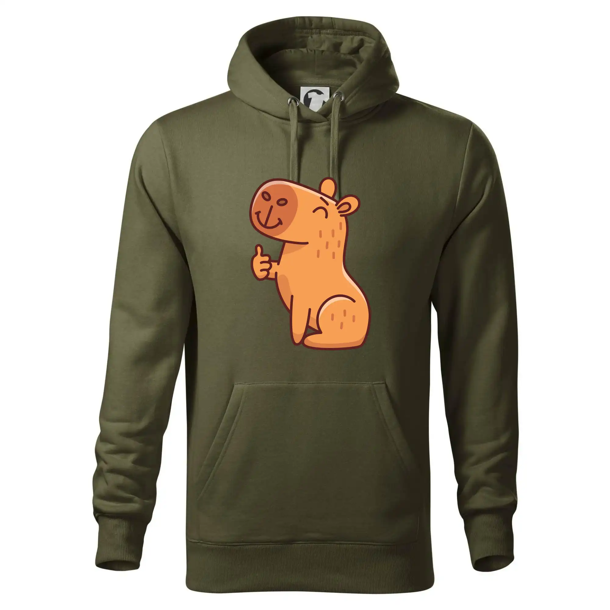 Kapybara s palcem nahoru