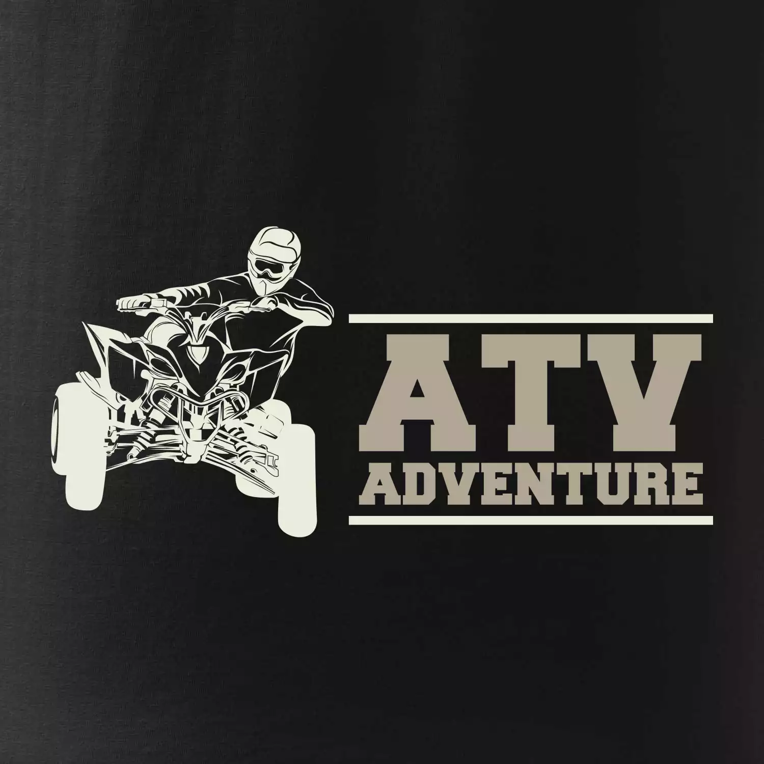 ATV quad nápis