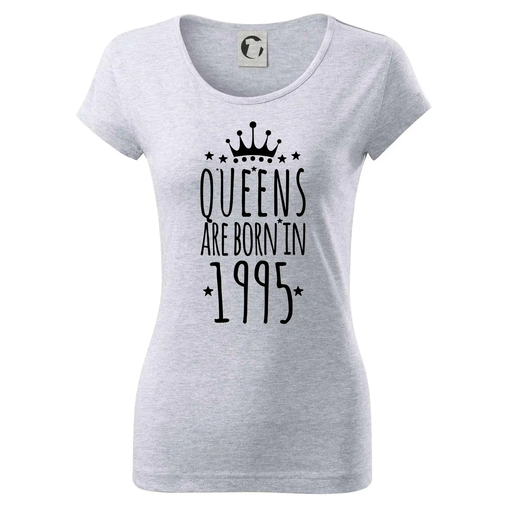Tričká k narodeninám - Queens are born in 1995 - Dámske tričko Pure