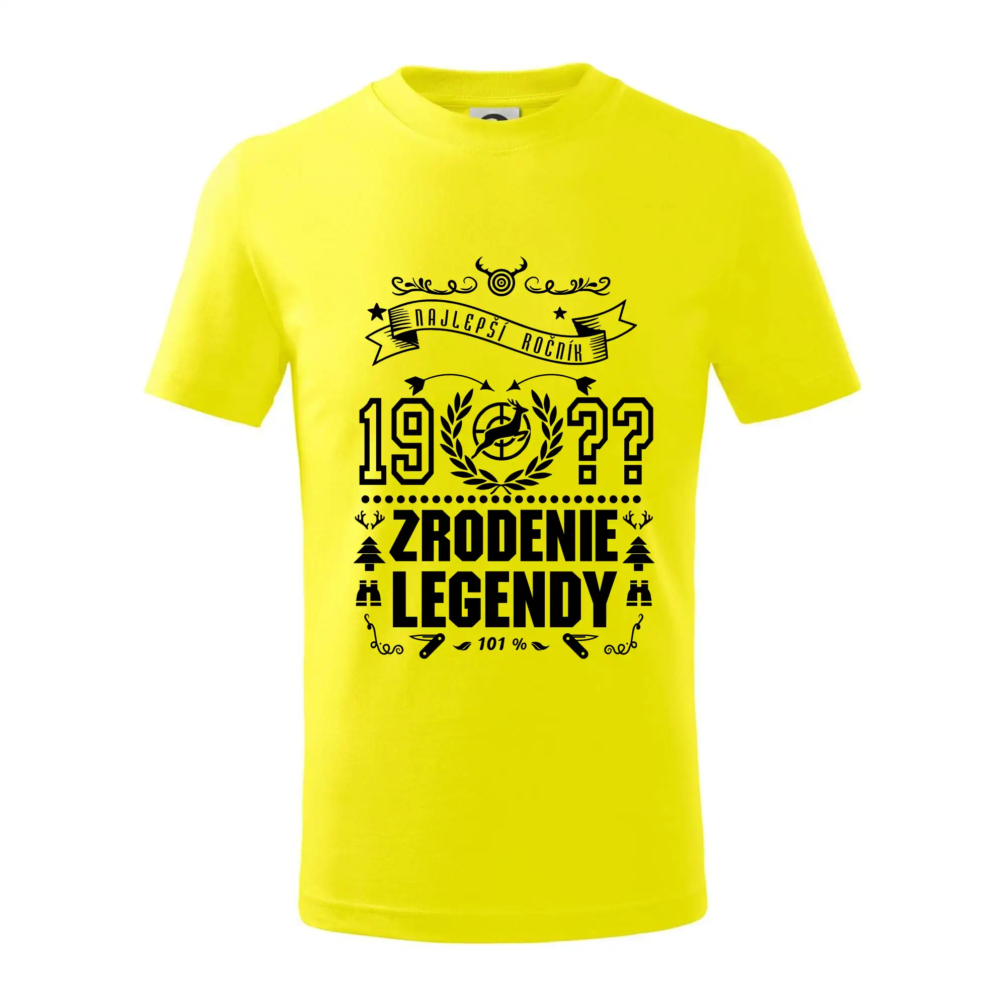 Trička Zrodenie legendy - Zrodenie legendy - pre poľovníkov - Tričko detské bavlnené