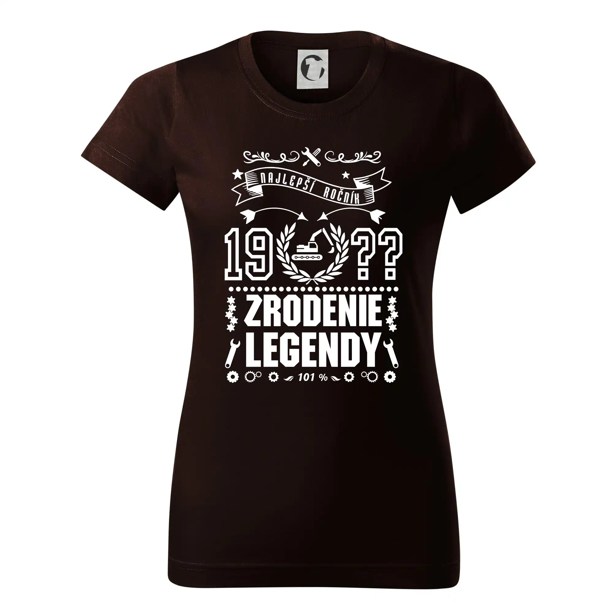 Trička Zrodenie legendy - Zrodenie legendy pre strojníka - Dámske tričko basic - ľahko voľnejšie a dlhšie