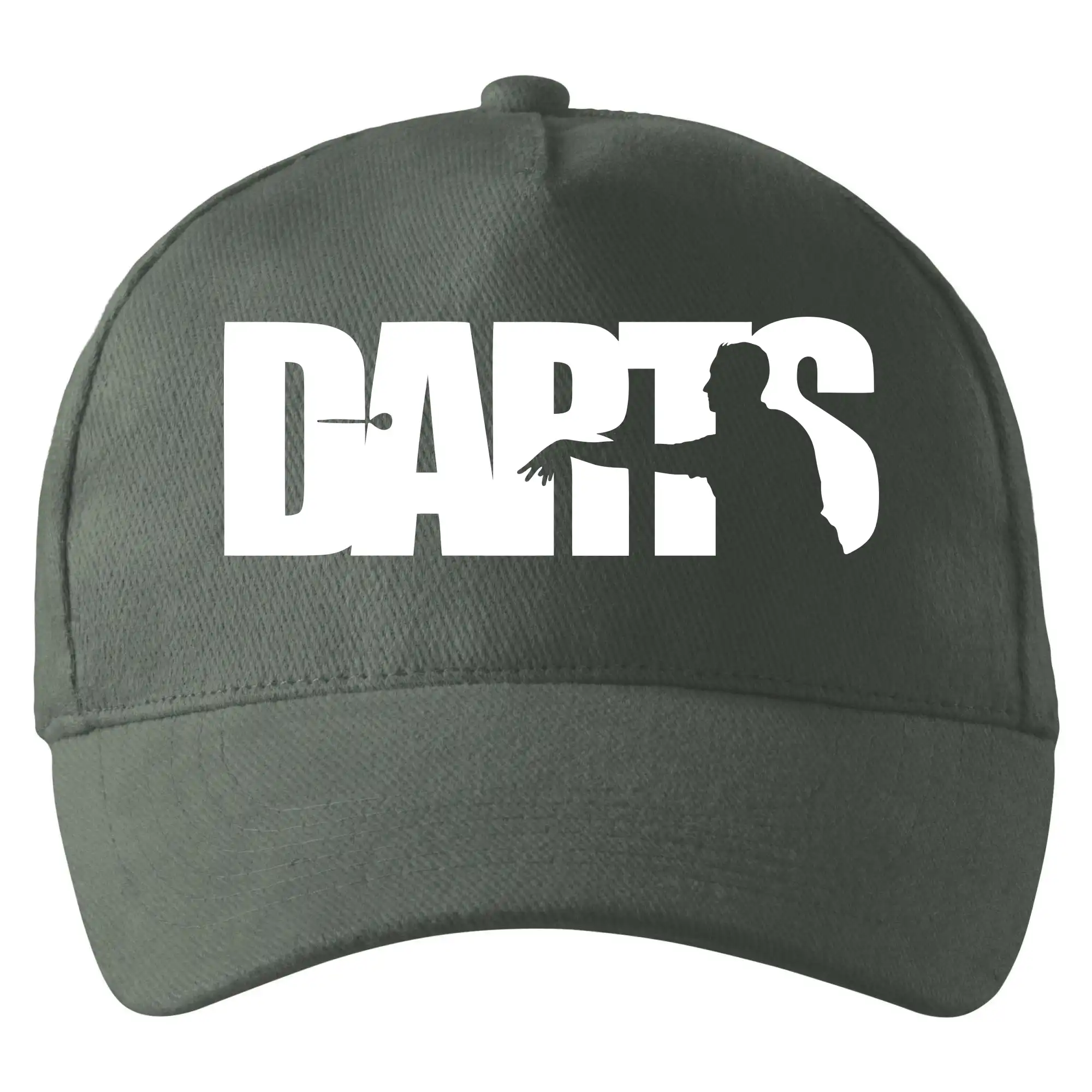 Tričko na šípky - Darts - nápis so šípkarom - Šiltovka so zahnutým šiltom a mosaznou sponou