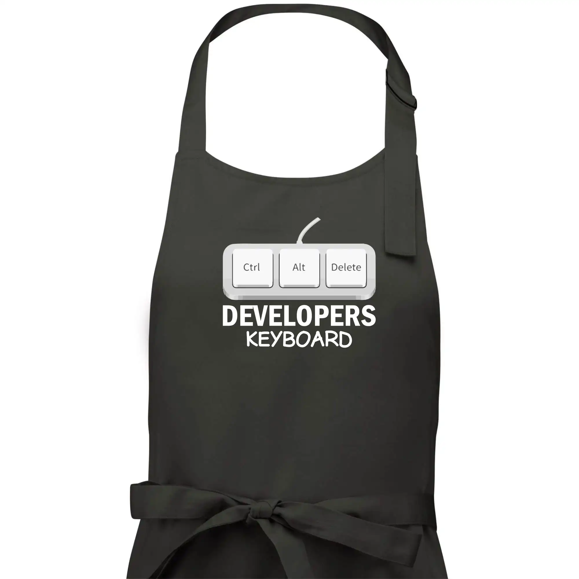 Tričká pre ajťákov - Developers keyboard - Pánska zástera na varenie