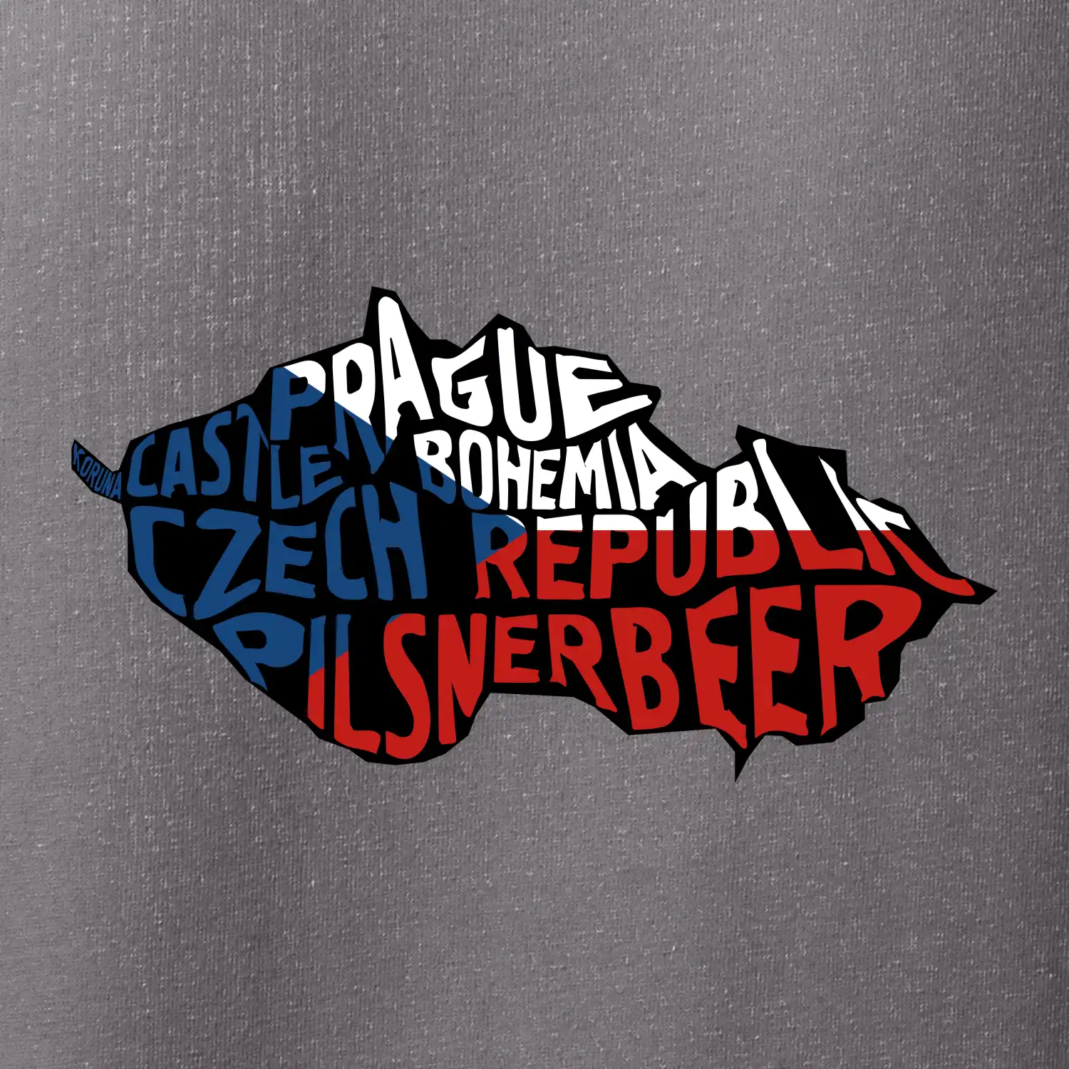 Mapy - názvy měst - Česko