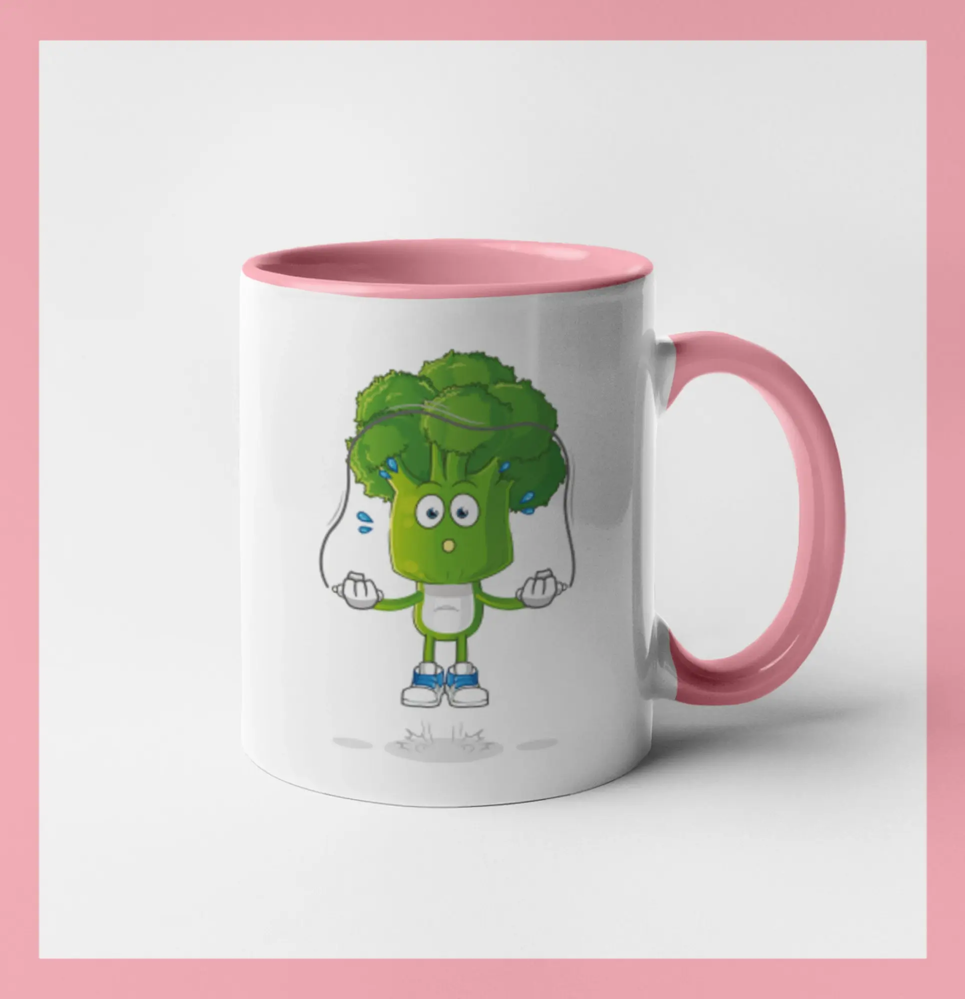 Životný štýl - Brokolica a švihadlo - Hrnček 