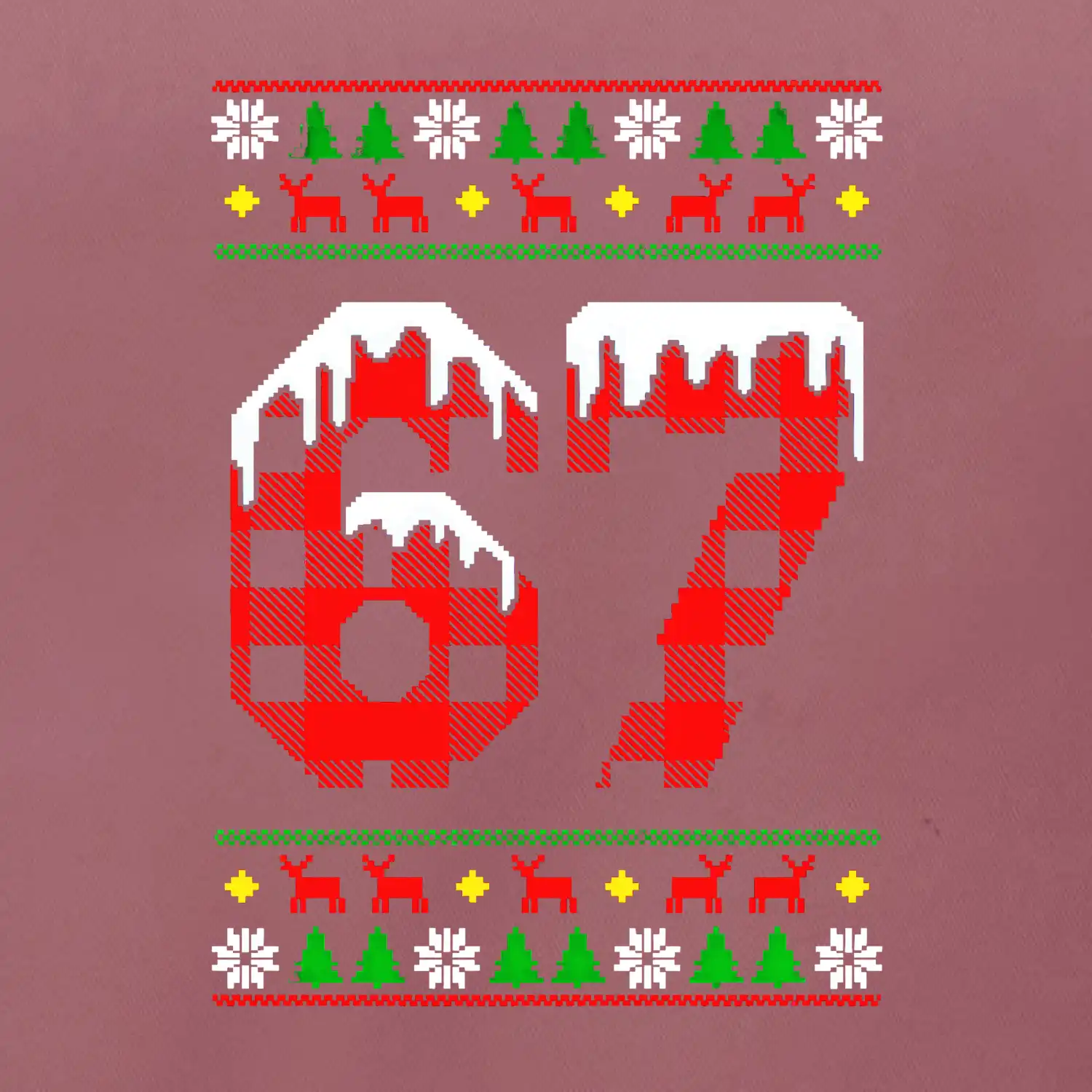 67 vánoční motiv