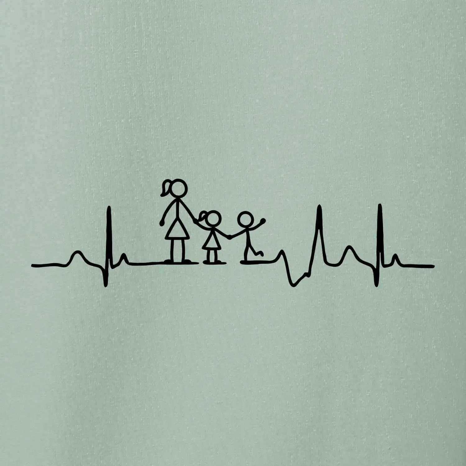 Ekg maminka a holka + kluk