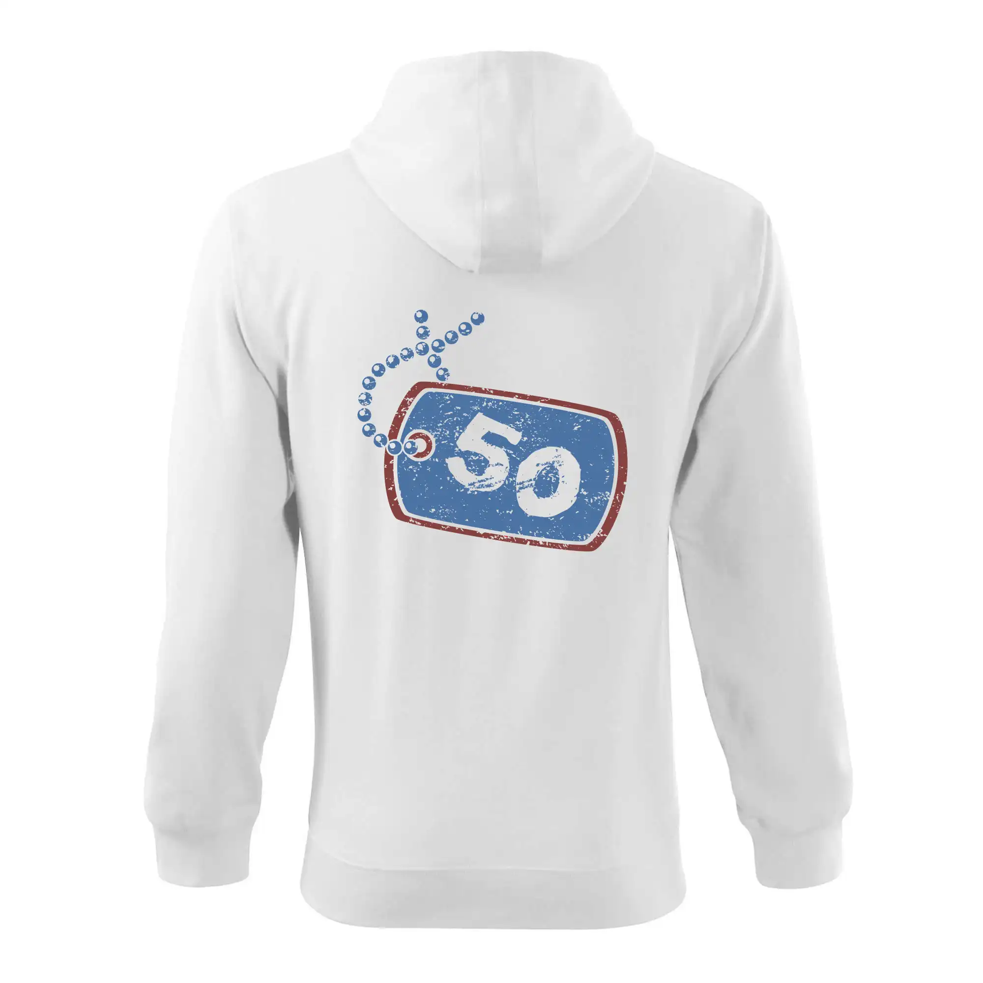 50 na krku štítek