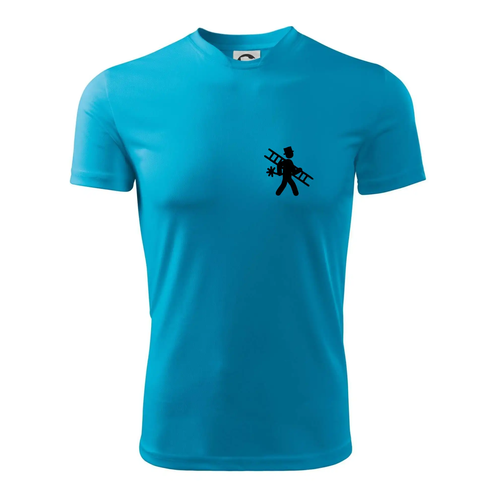 Kominík logo + nápis na zádech