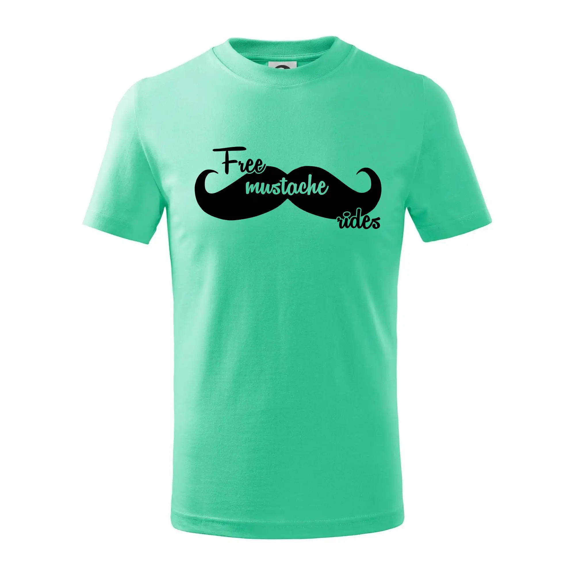 Tričká s fúzikmi - Free Mustache rides - Tričko detské bavlnené