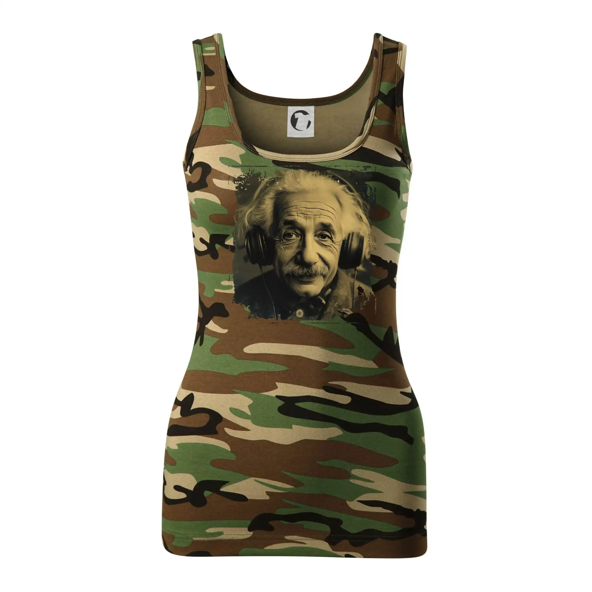 Albert se sluchátky