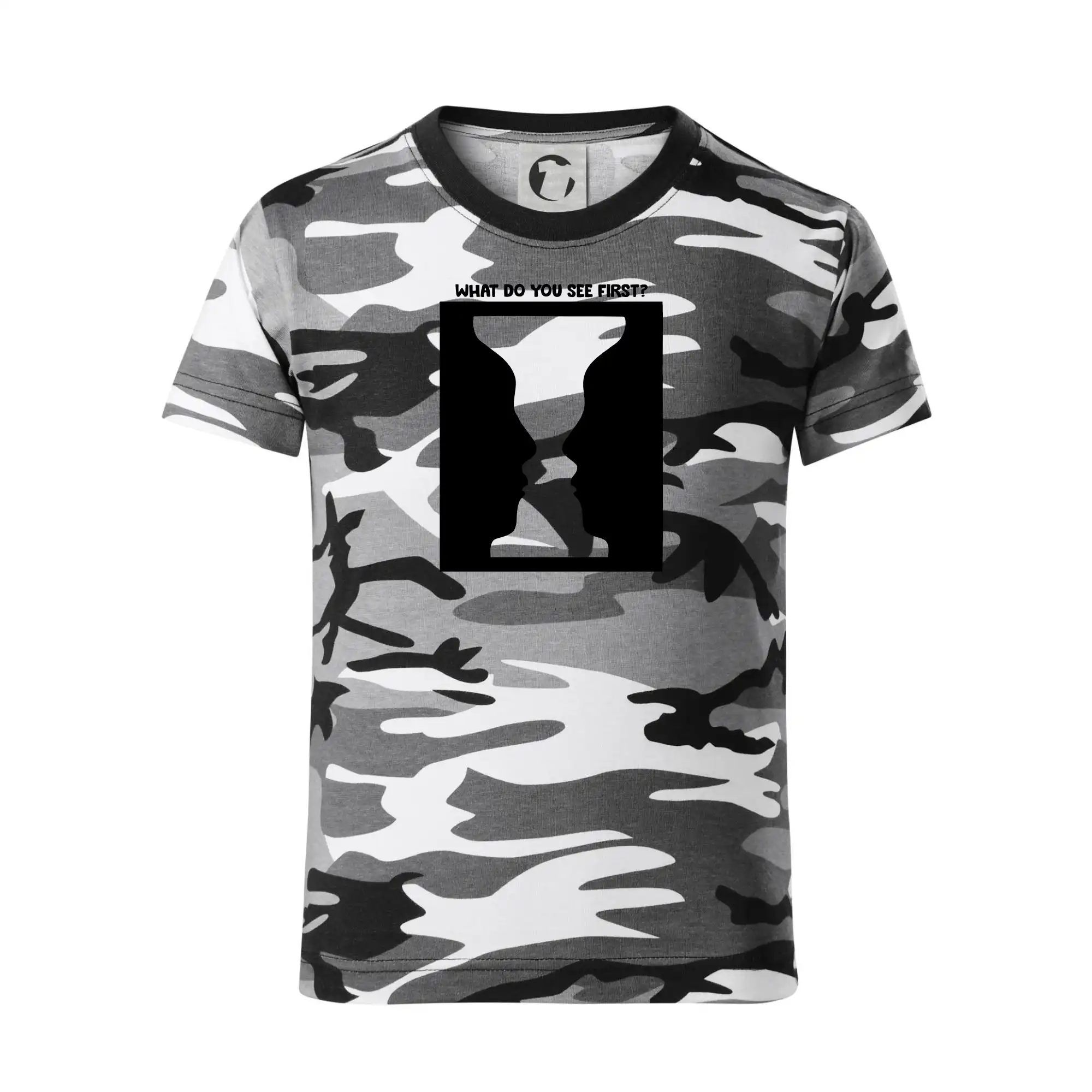 What do you see first? Pohár - Obličeje