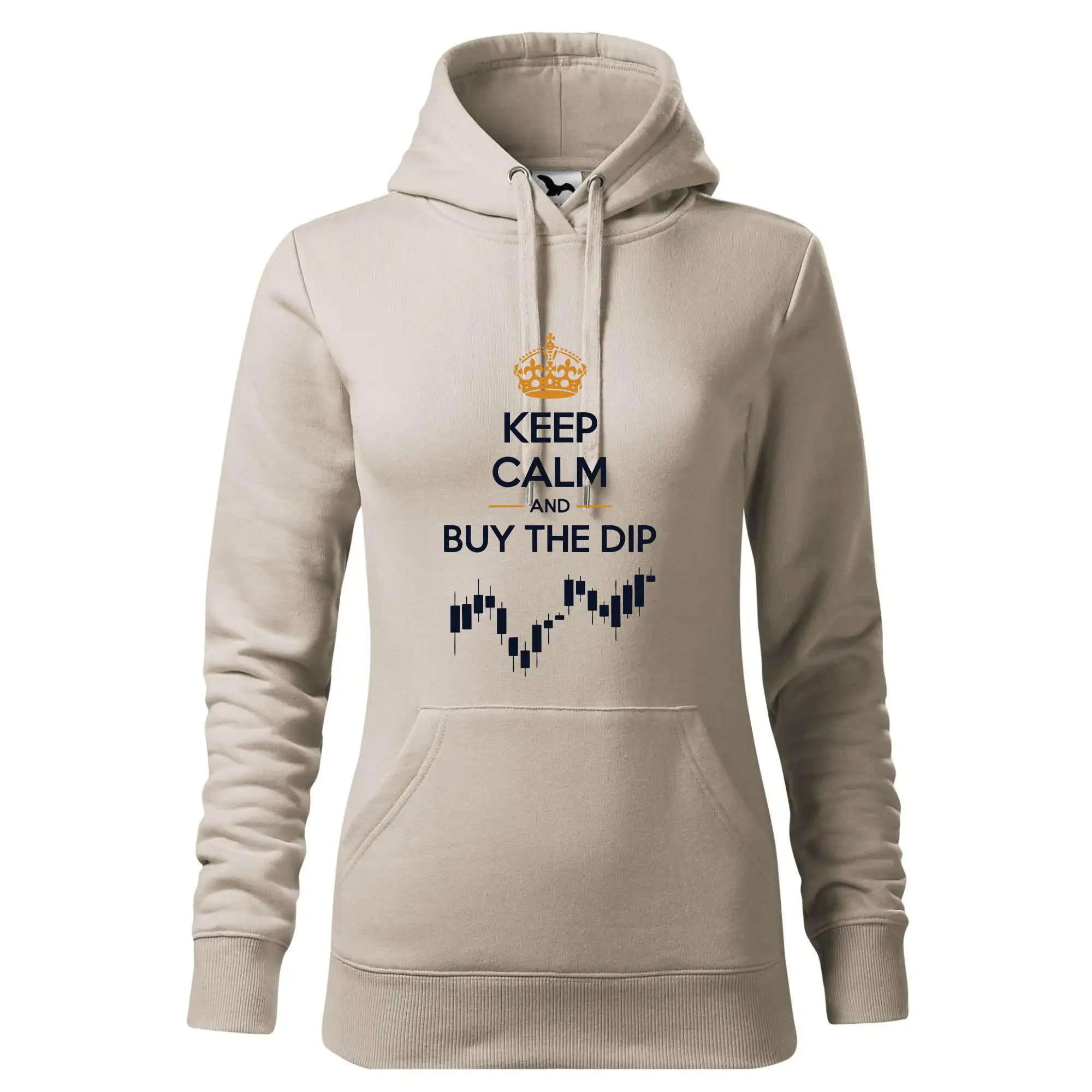 Keep Calm and Buy the Dip - koruna  a graf