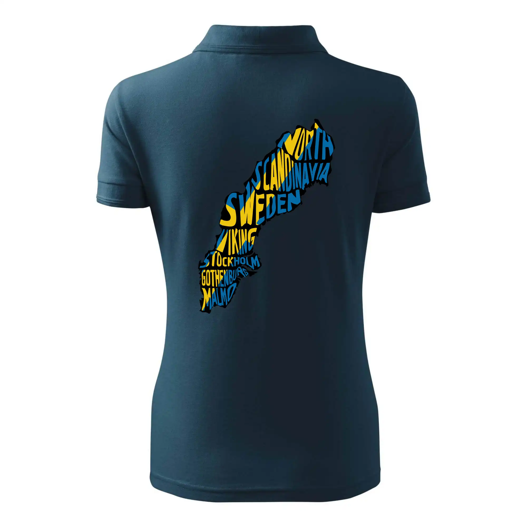 Mapy - názvy měst - Švédsko