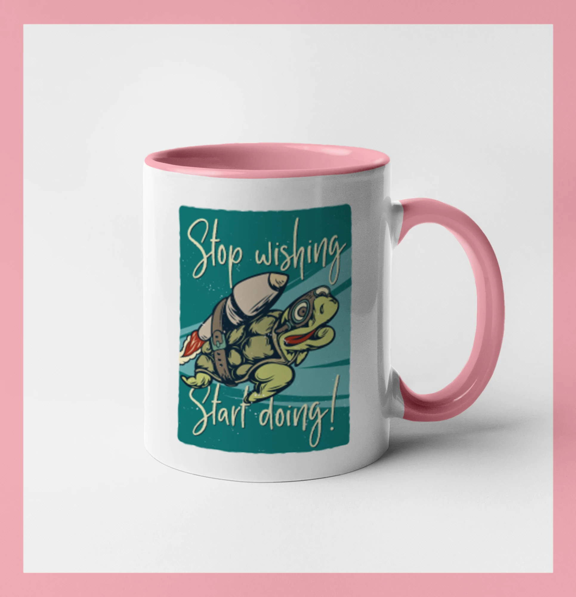 Stop wishing start doing želva