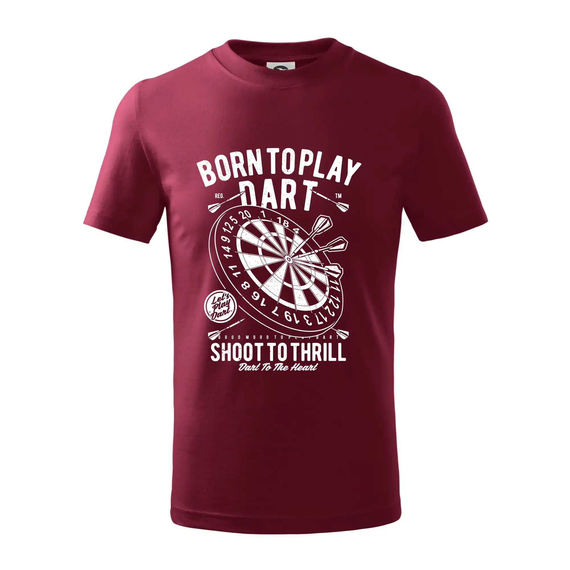 Tričko na šípky - Born To Play Dart - Tričko detské bavlnené