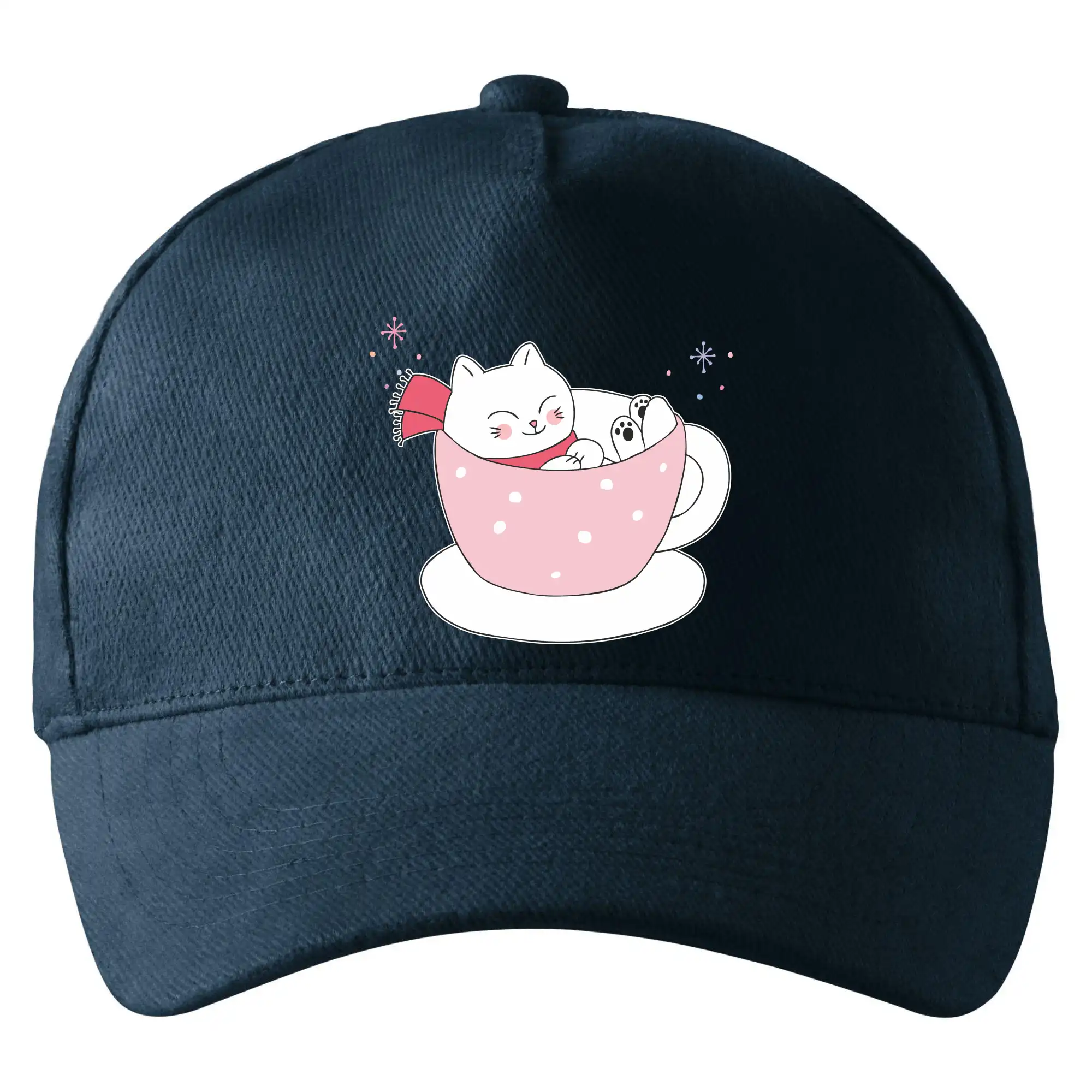 Vianočná mačka v hrnčeku