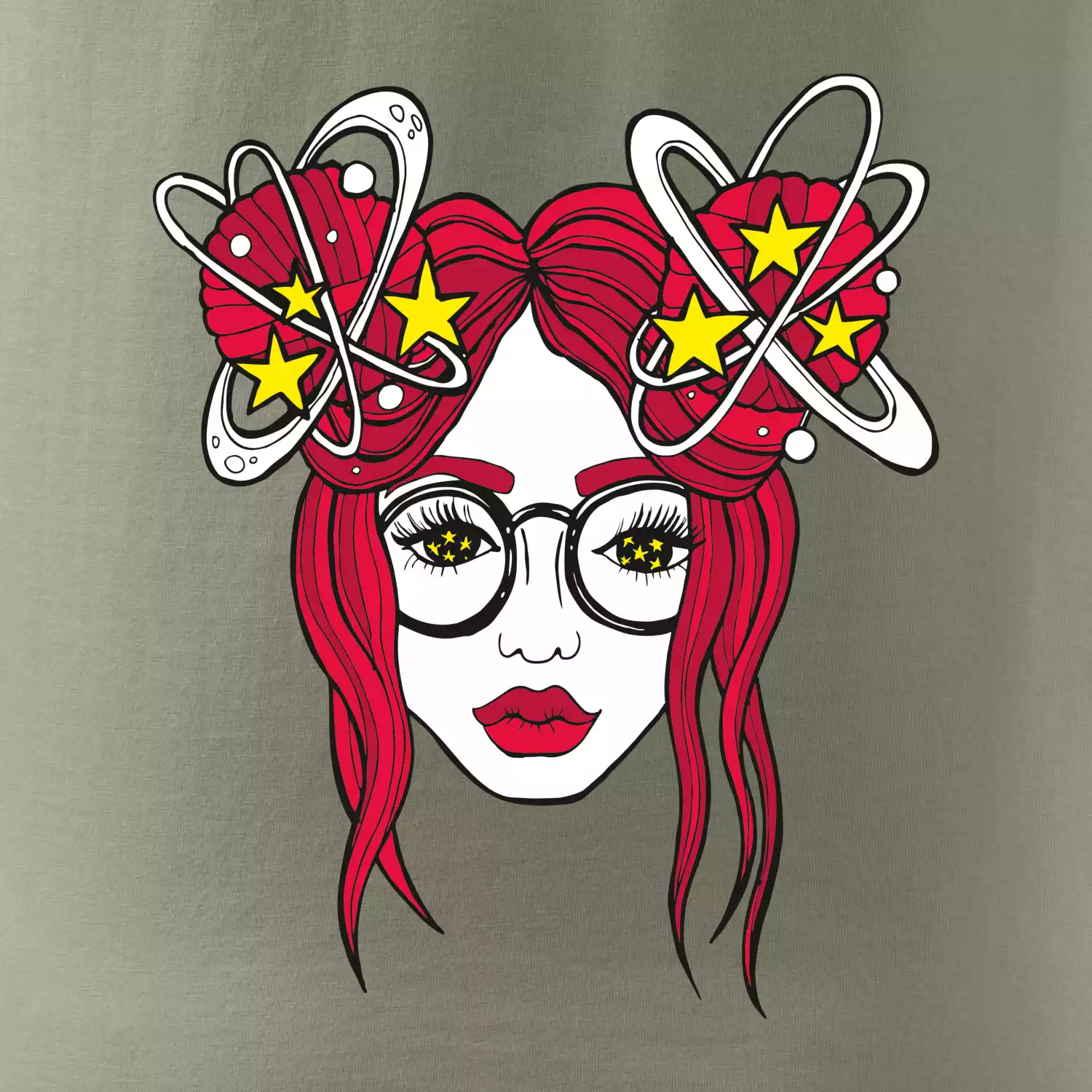 Magická červenovláska (Pecka design)