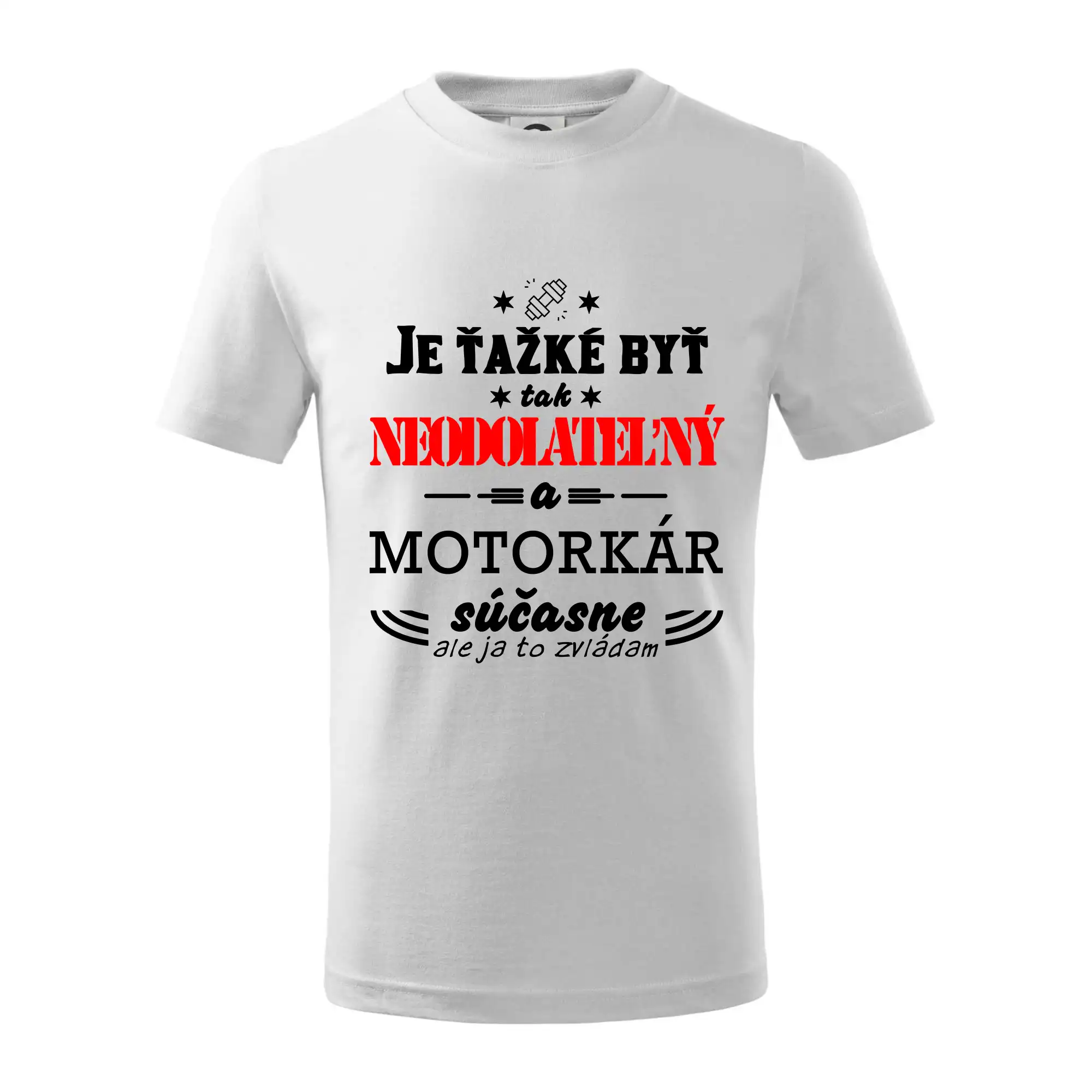 Tričká a mikiny s potlačou motoriek – pre pravých motorkárov - Neodolateľný motorkár - Tričko detské bavlnené