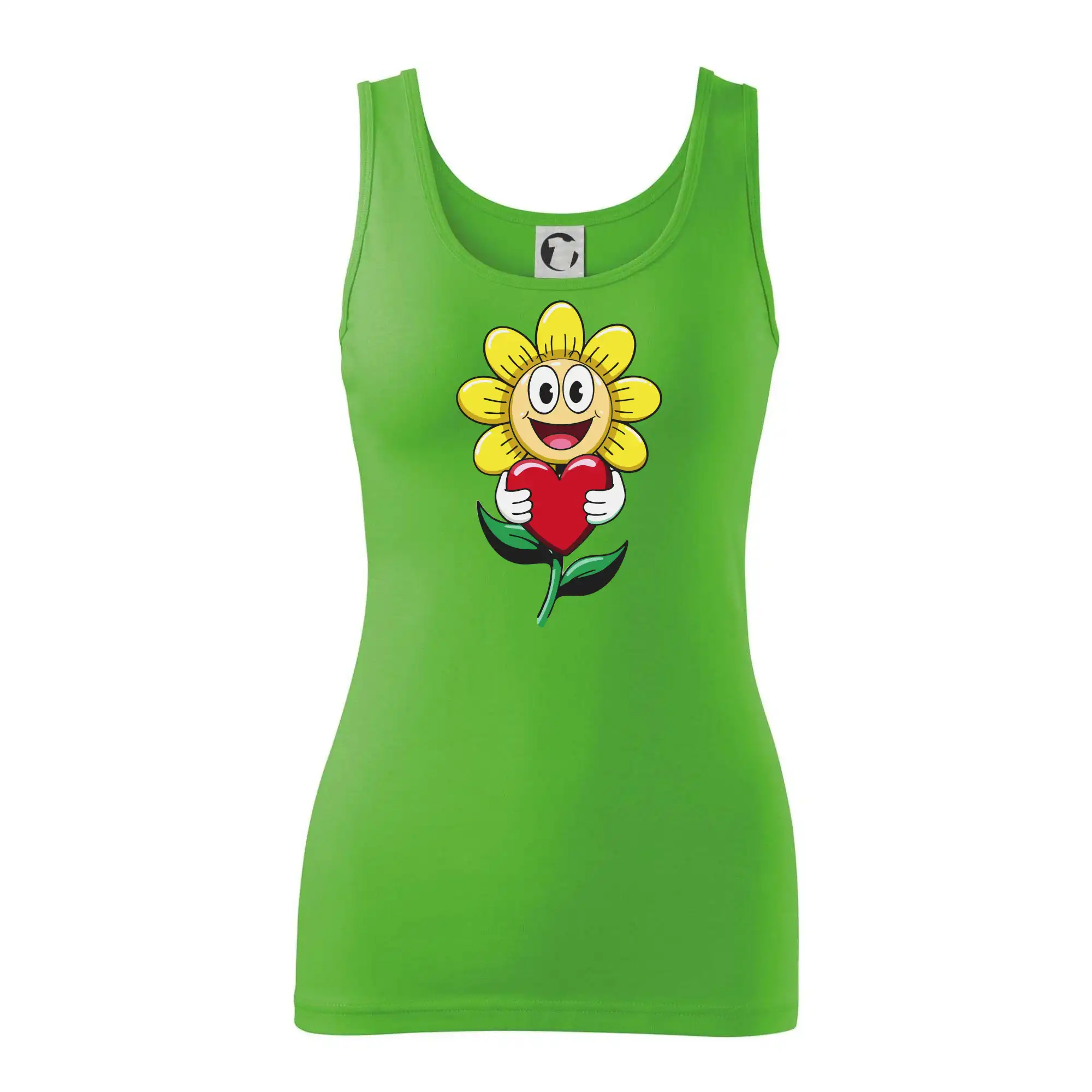 Tričká pre zamilovaných - Parové tričko - Včela a kvetina - Dámske tielko