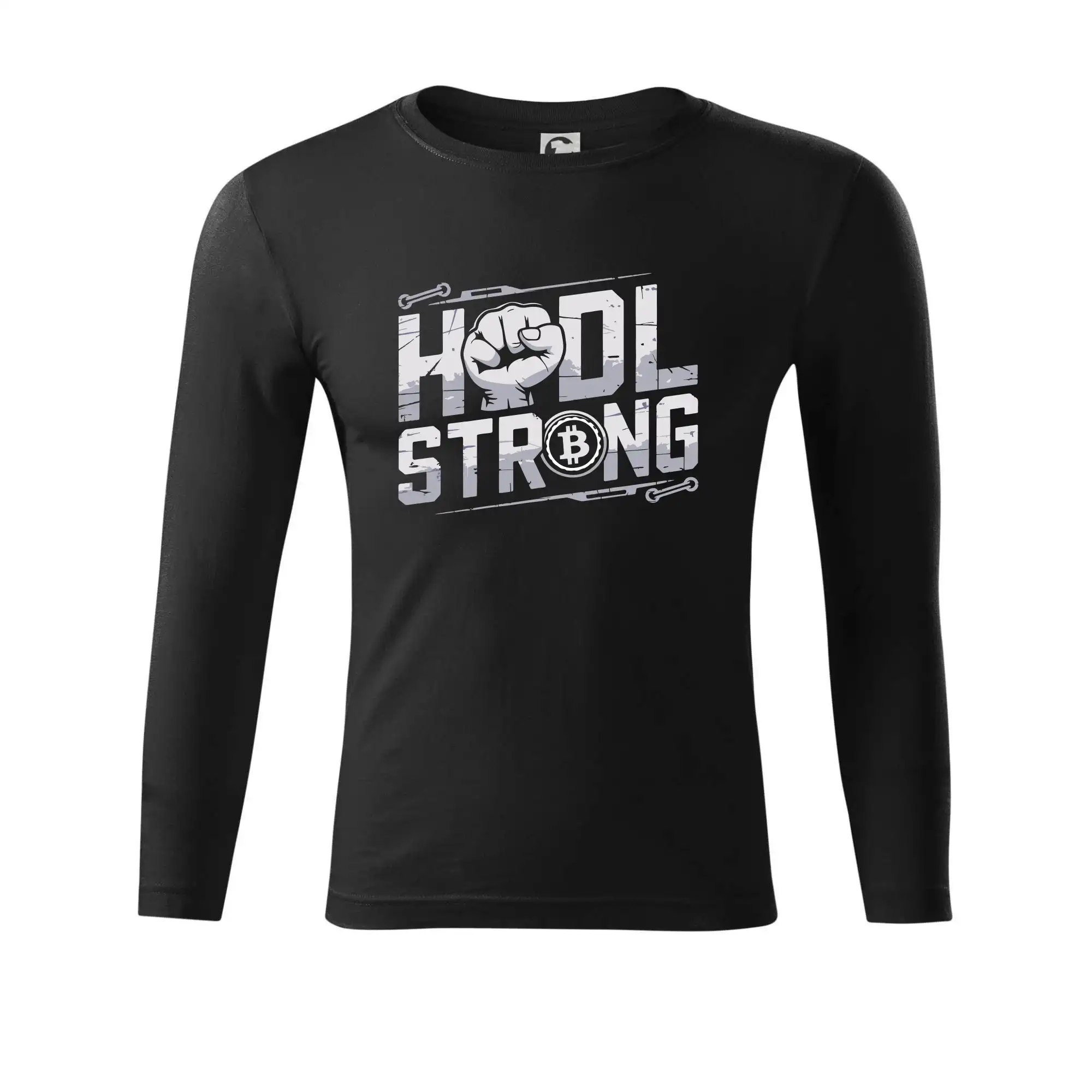HODL Strong - Tričko Progress s dlhým rukávom