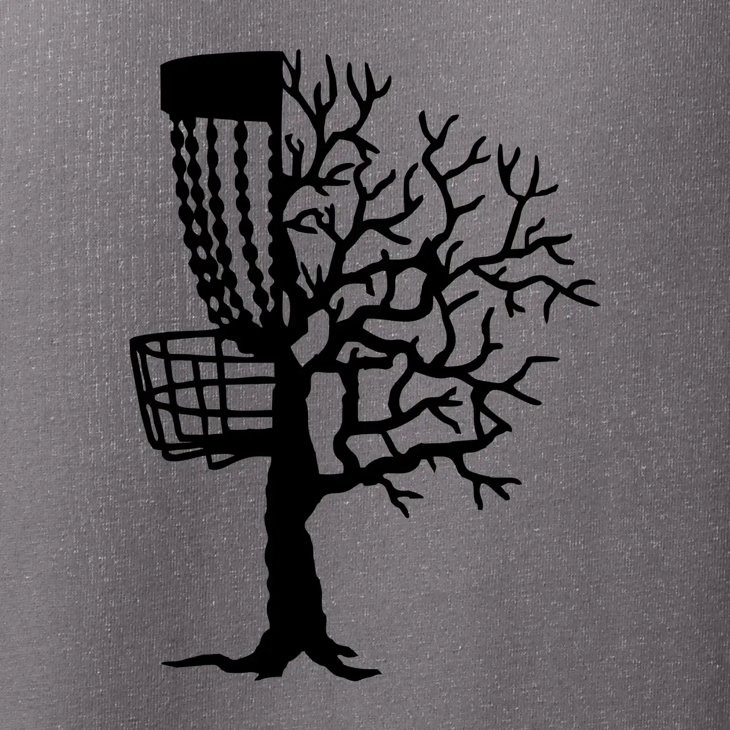 Disc golf pozor strom