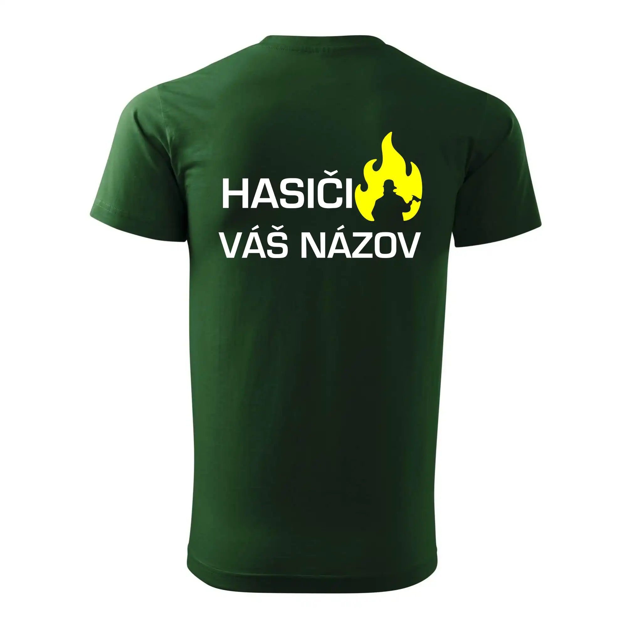 Hasiči - Váš názov - FLUO + Reflexná potlač