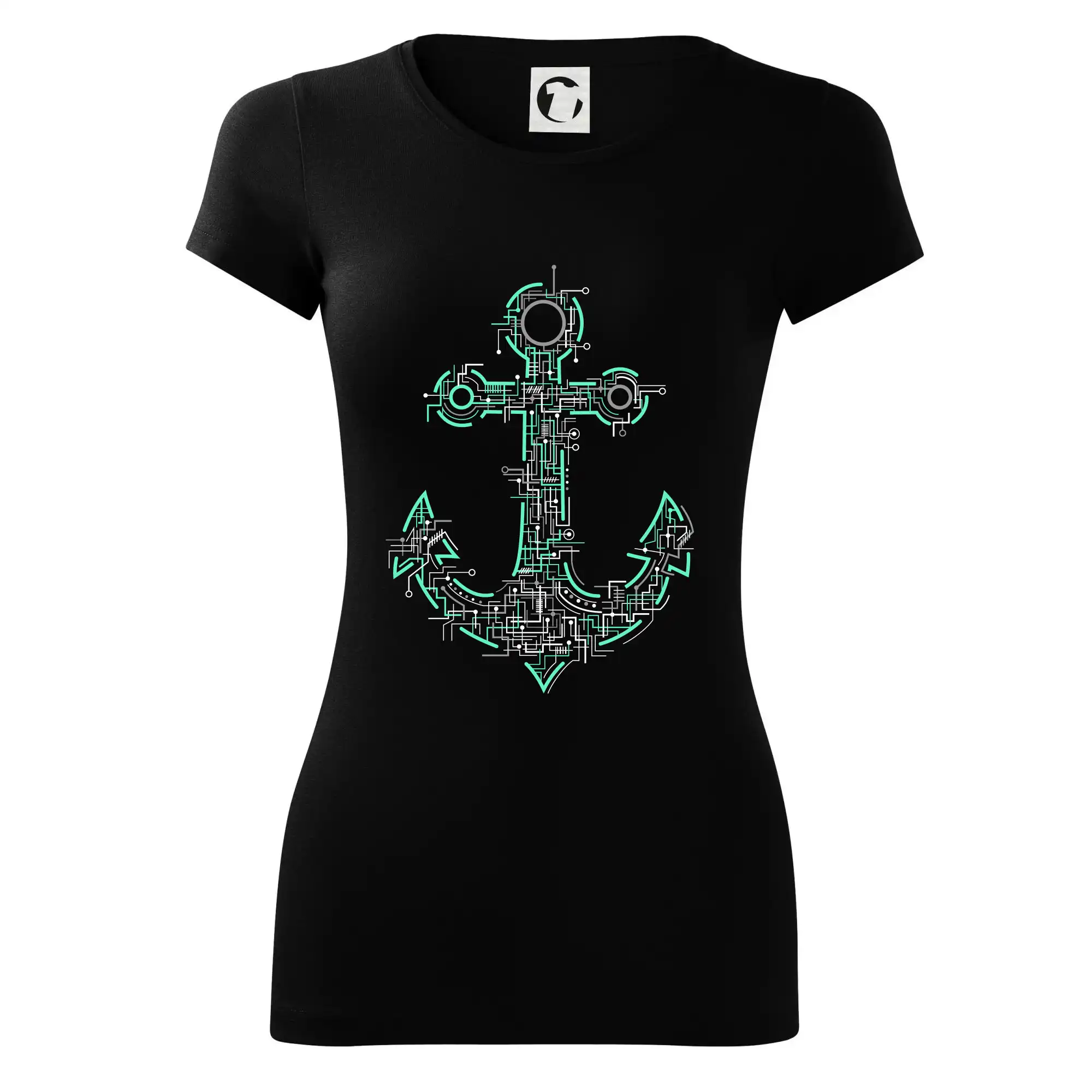 Vodácke tričká - Electric Anchor - Dámske tričko Glance - Priliehavejší strih