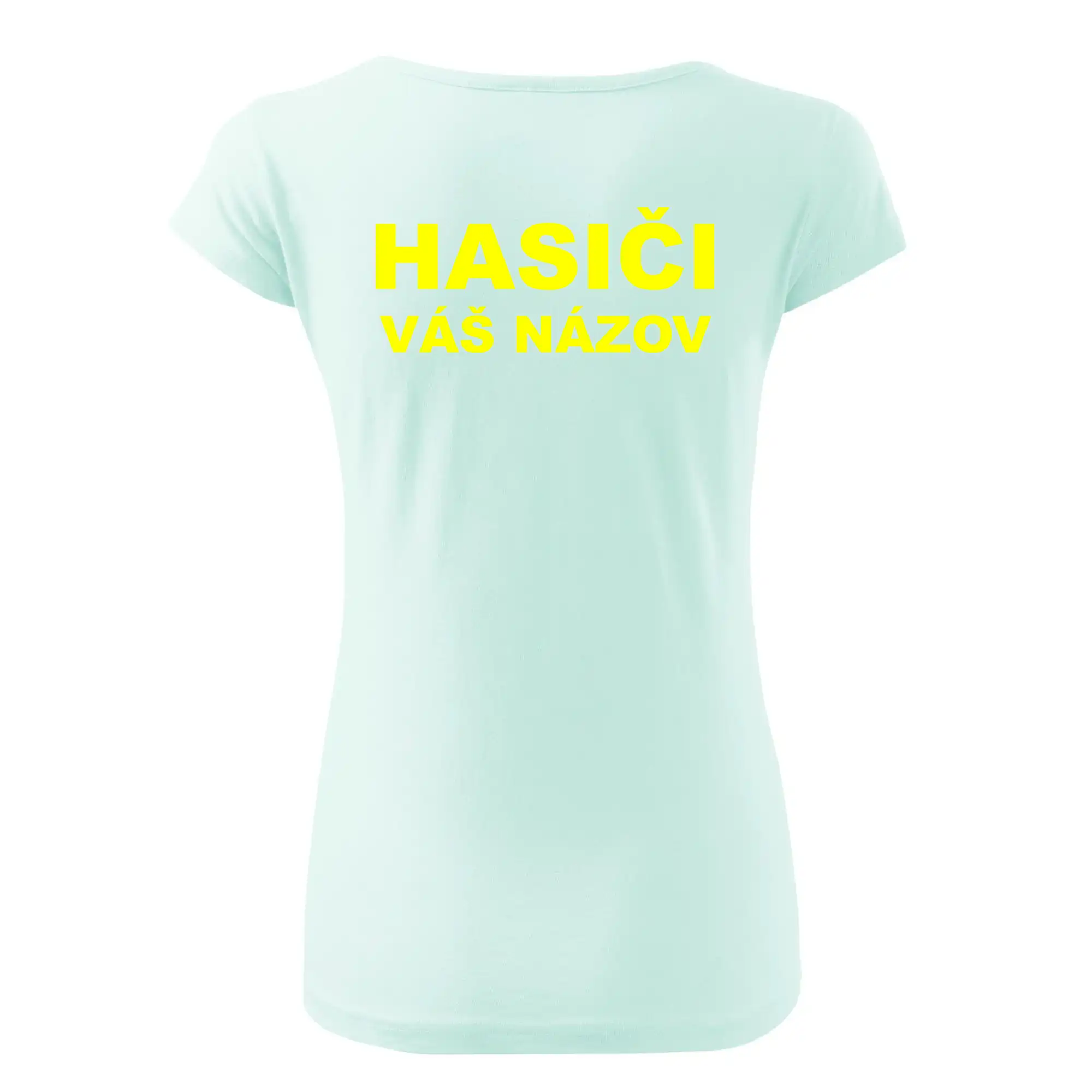 Hasiči - žltý nápis - váš názov zboru