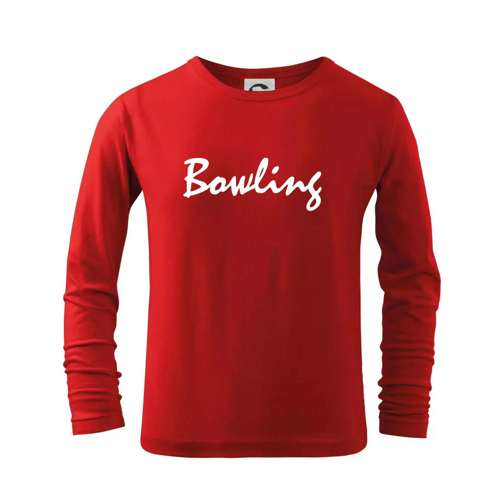 Tričká Bowling - Bowling nápis písacie - Tričko detské Long Sleeve
