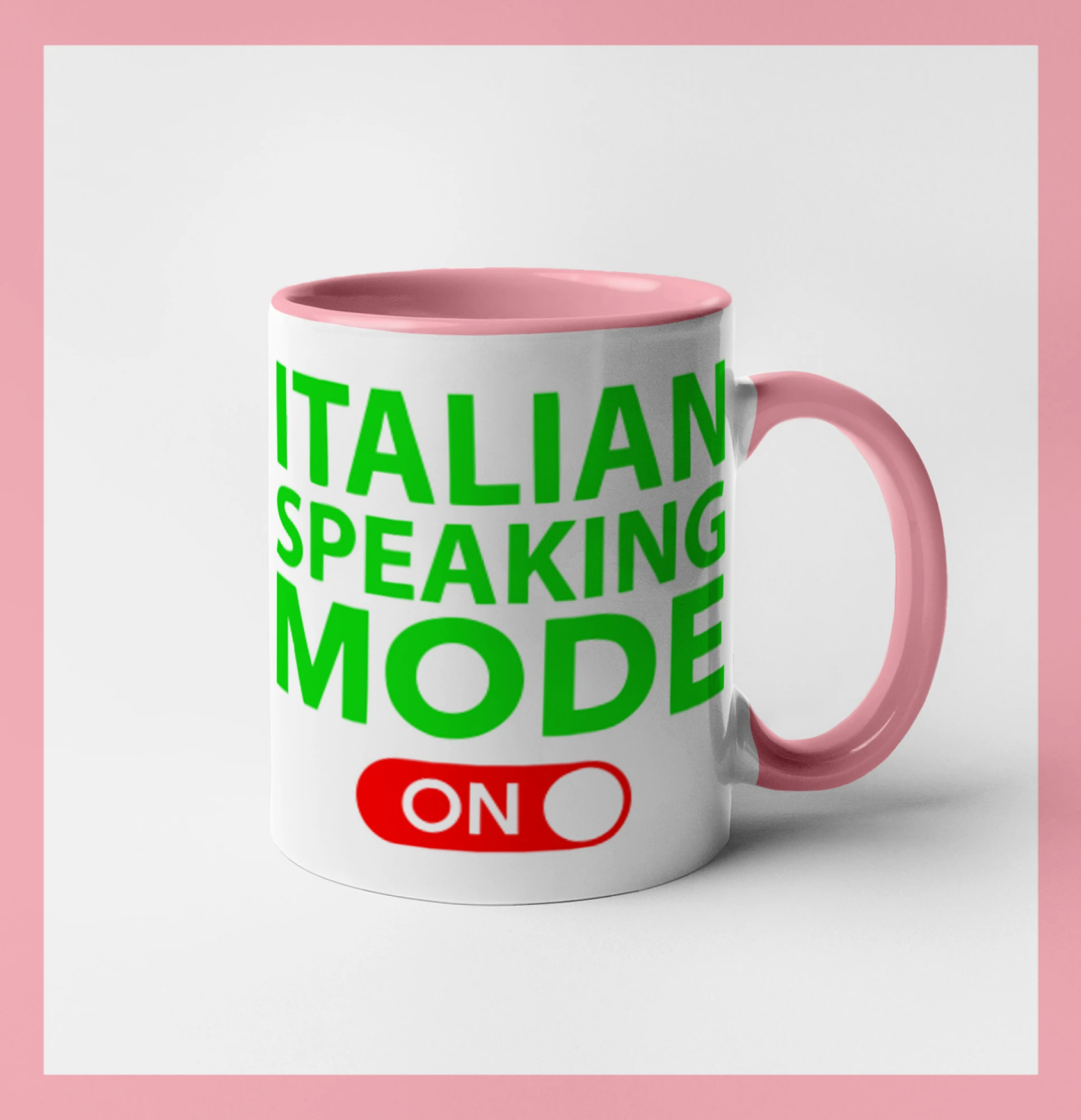 Tričká Taliansko - Italian speaking mode - ON - Hrnček 
