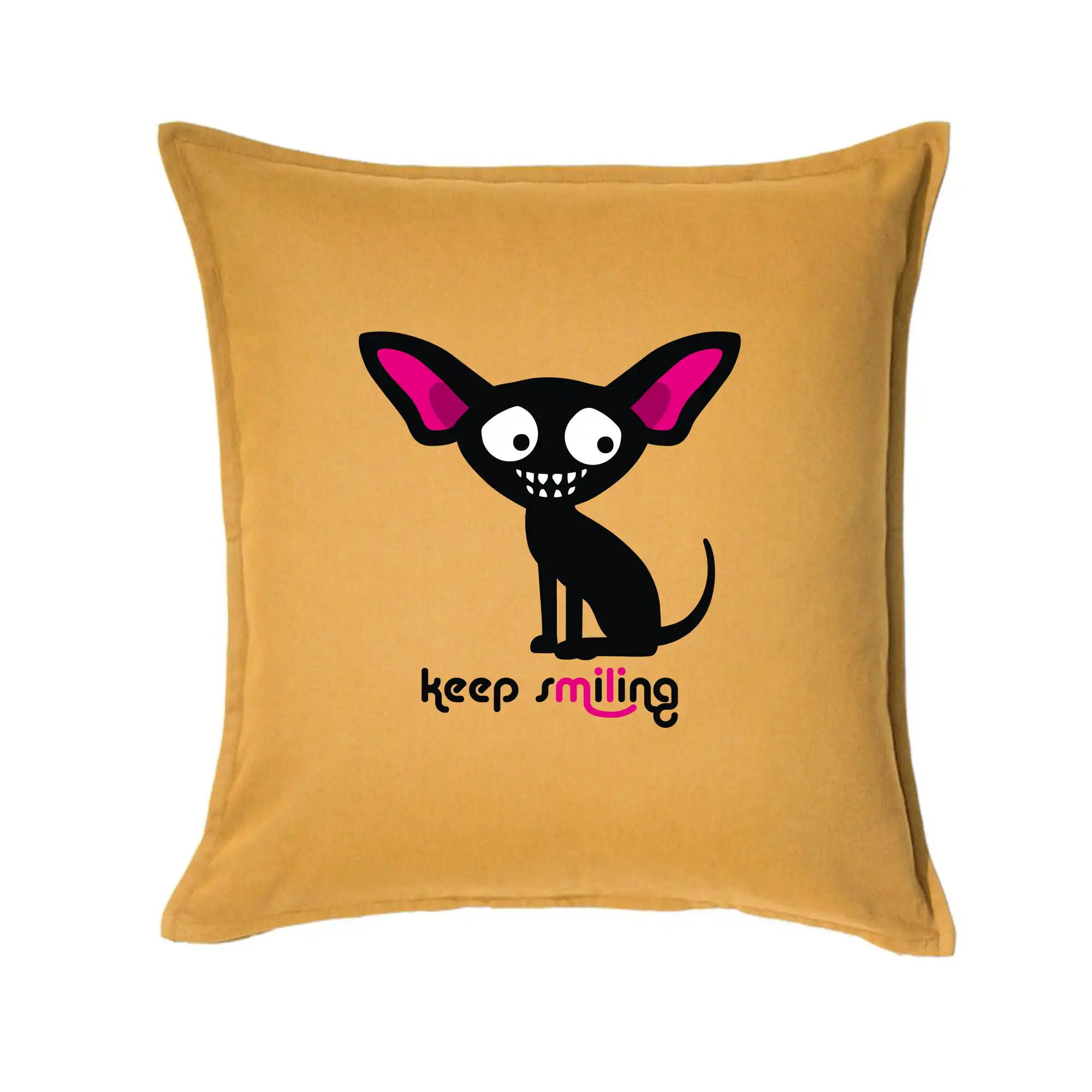 Čivava - Keep smiling Čivava (Hana-creative) - Vankúš 50x50