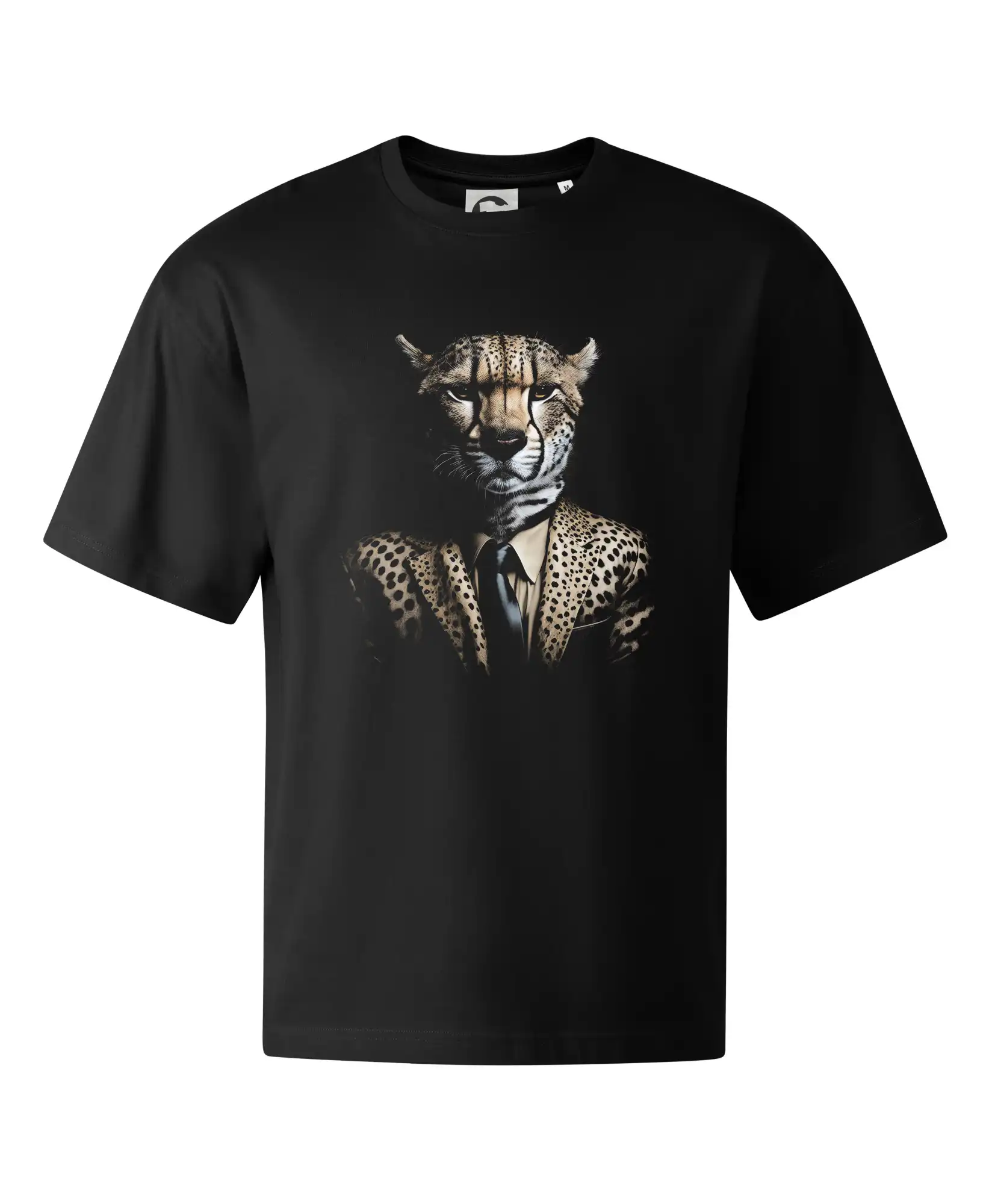 Tričká so zvieratami - Gepard v obleku - Stage unisex - OVERSIZE